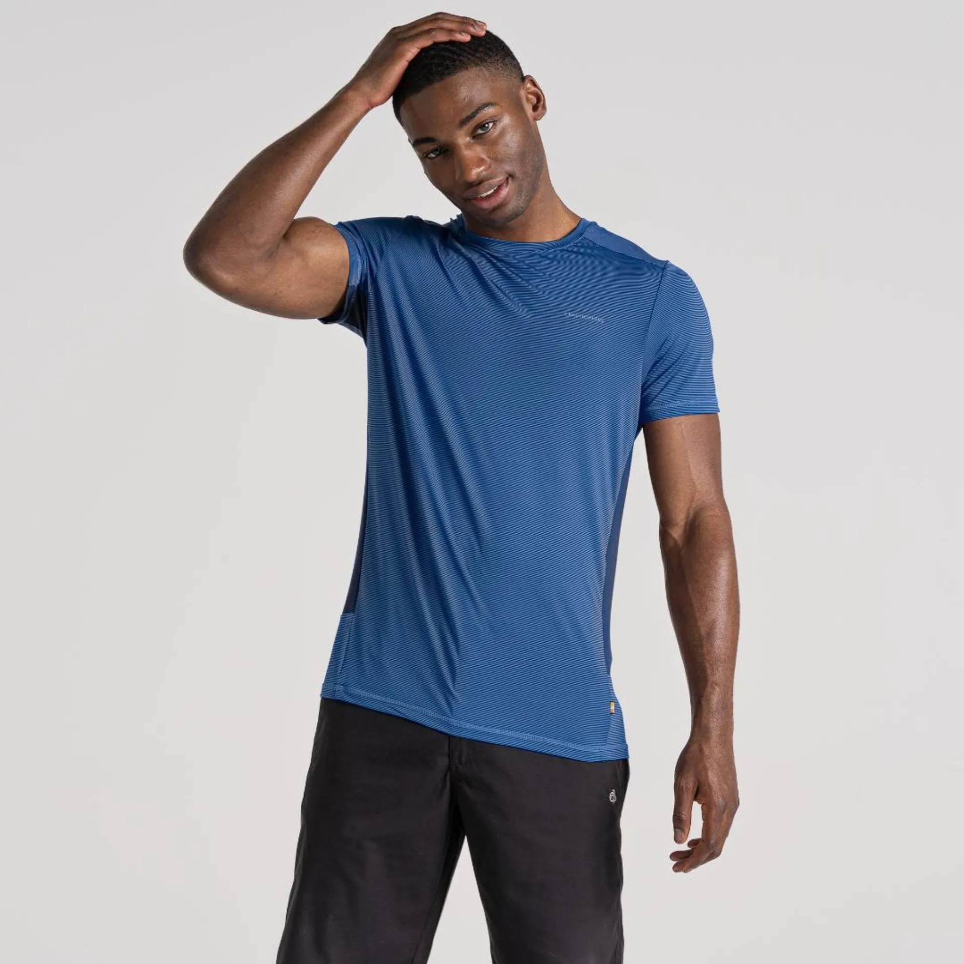 Craghoppers Men's Atmos Short Sleeved T-Shirt - Bolt Blue