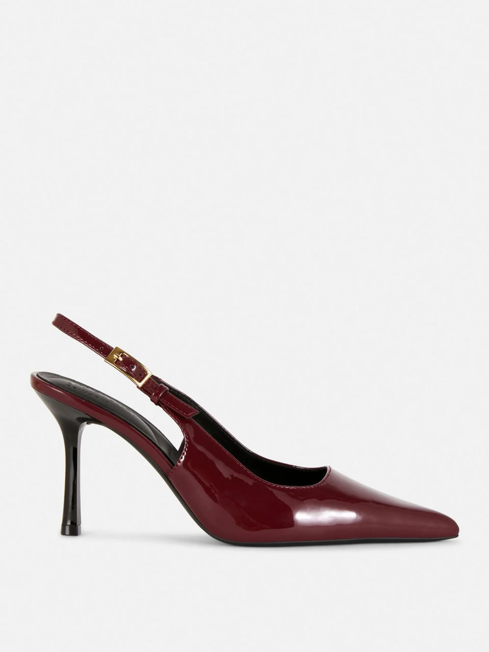 Rita Ora Slingback Patent Court Heels