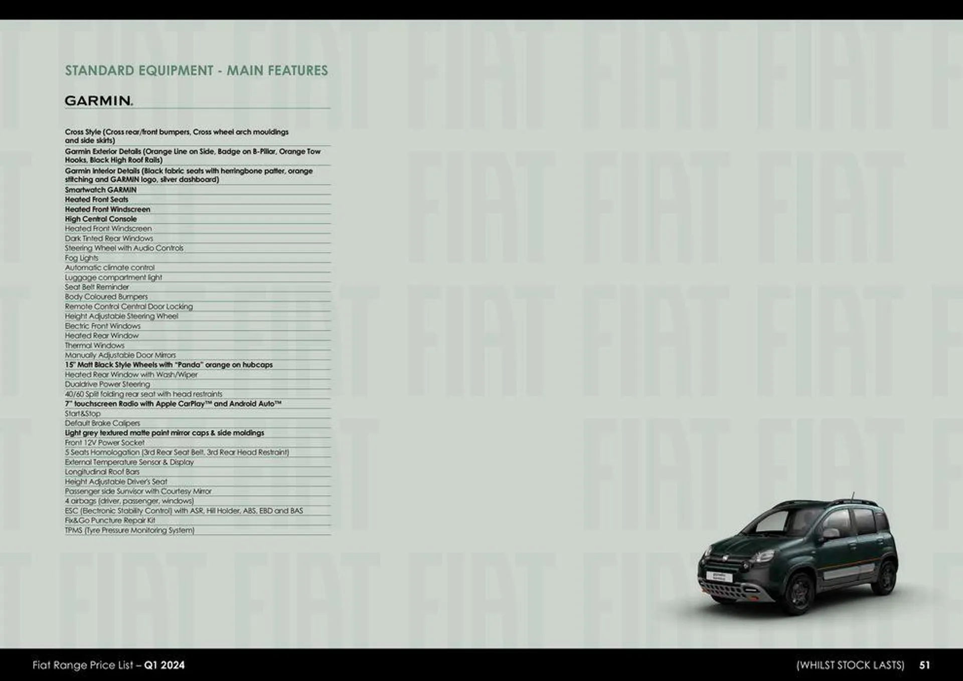 Fiat Range Price List 2024 - 51