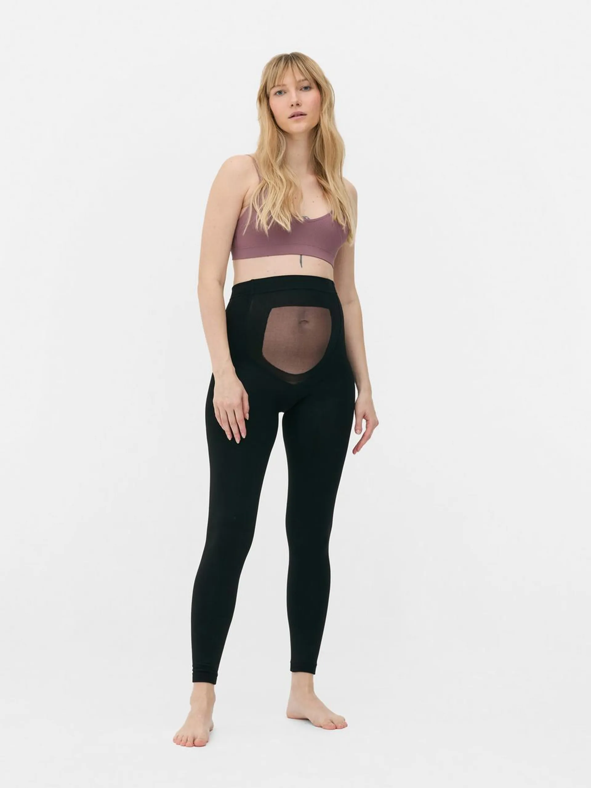 Maternity Velvet Plush Leggings