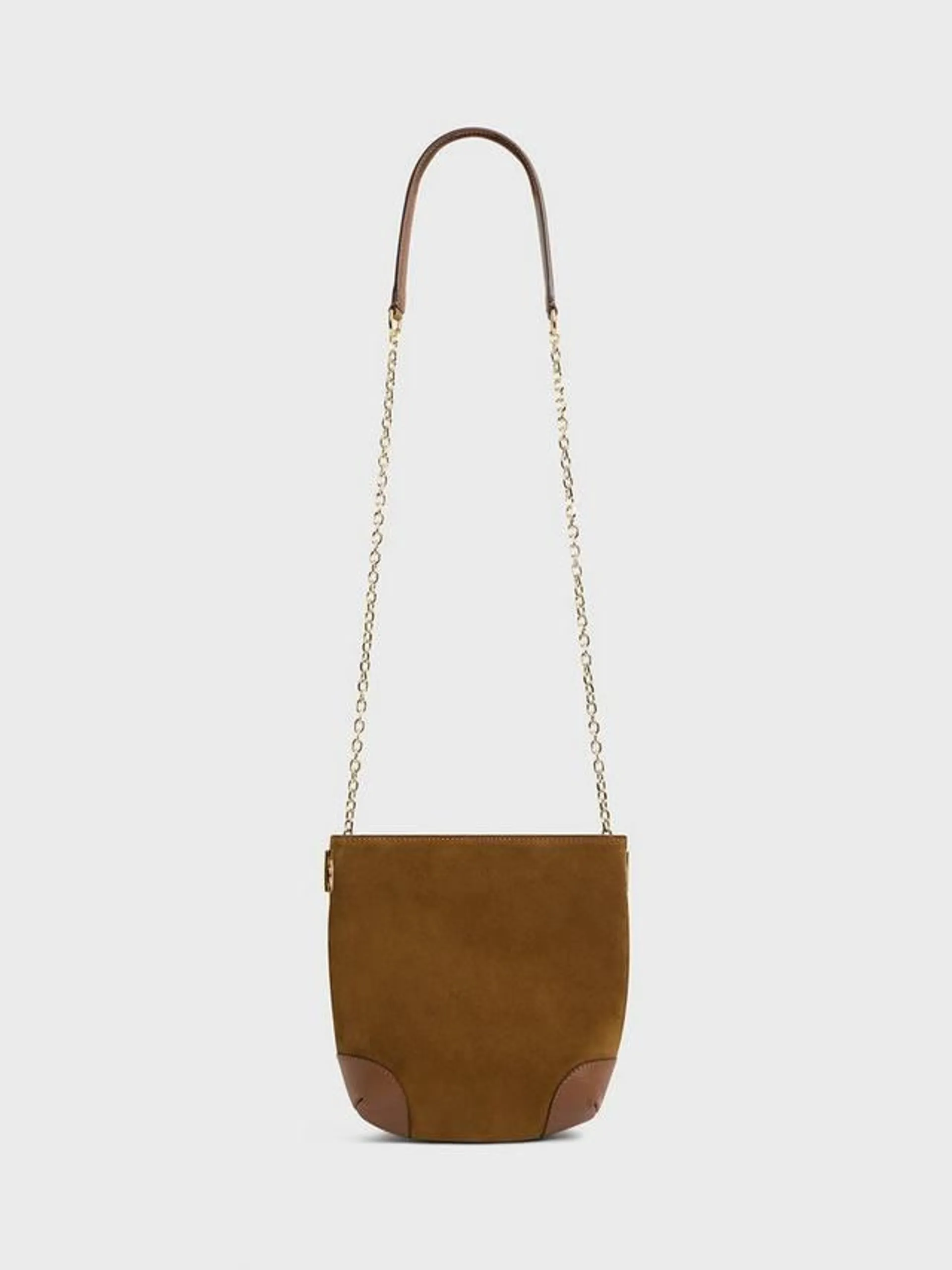 Mini Charlotte Suede Shoulder Bag