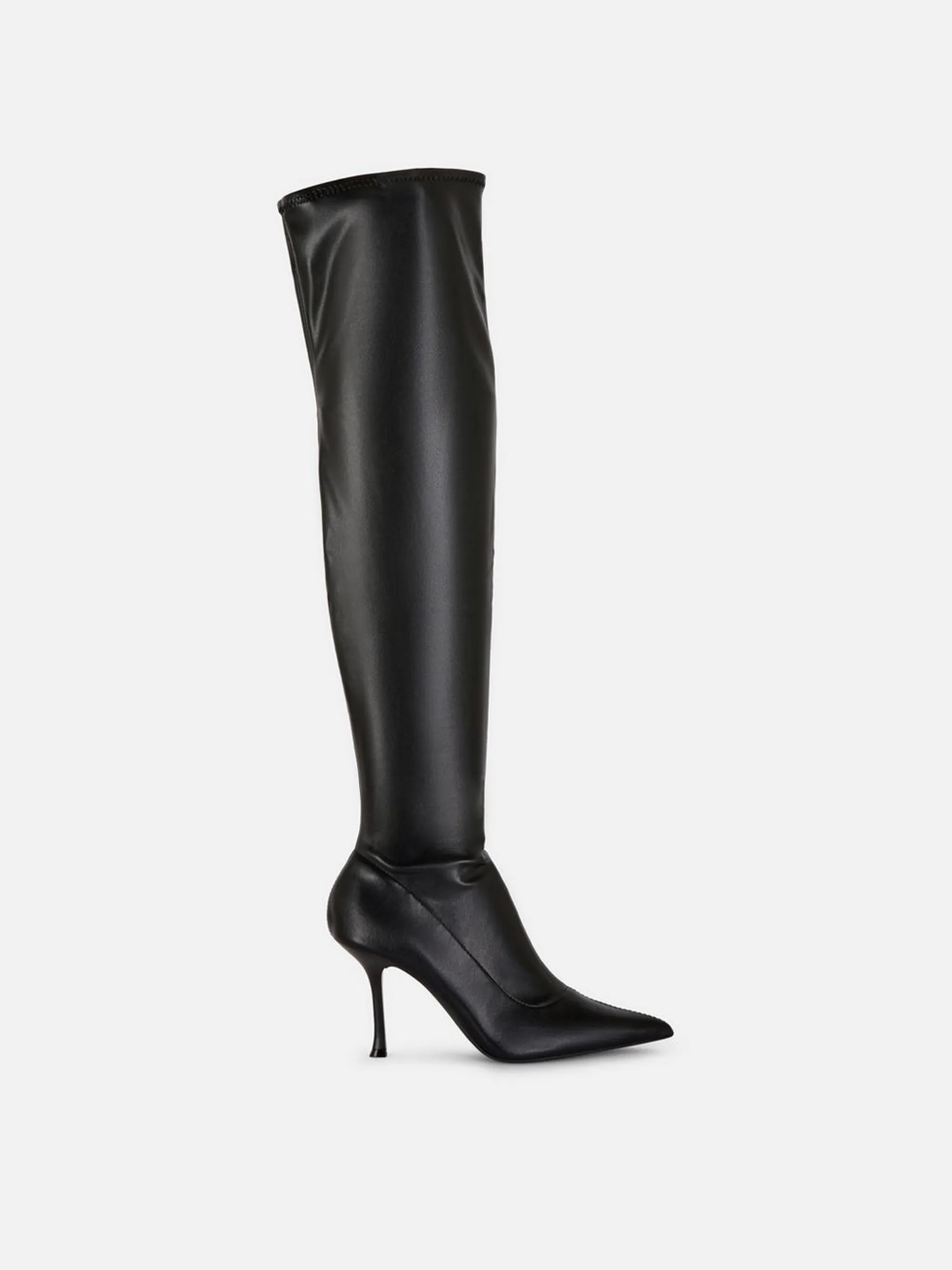 Stiletto Heel Thigh High Boots