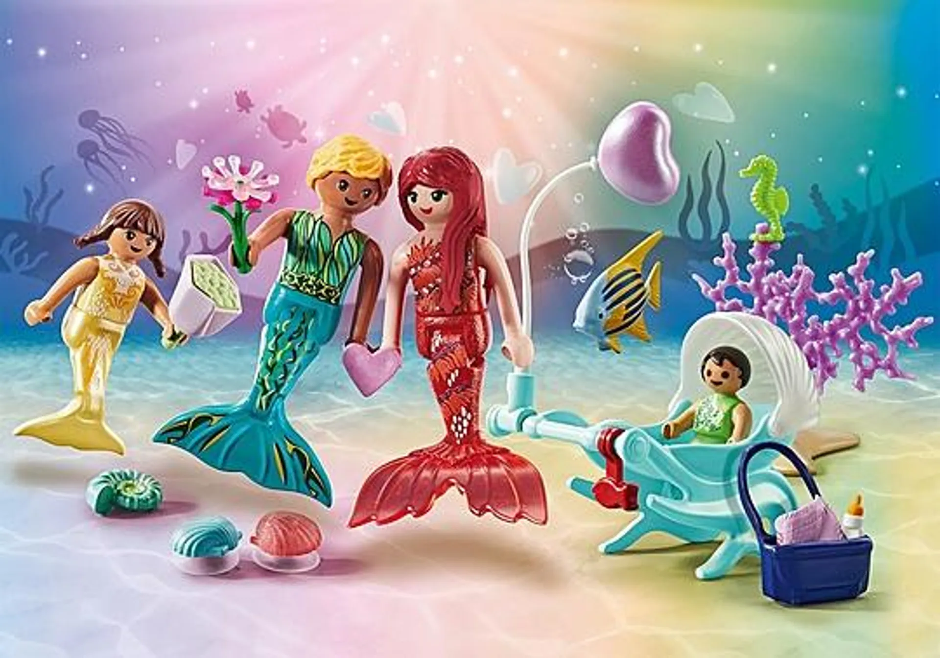 Loving Mermaid Family