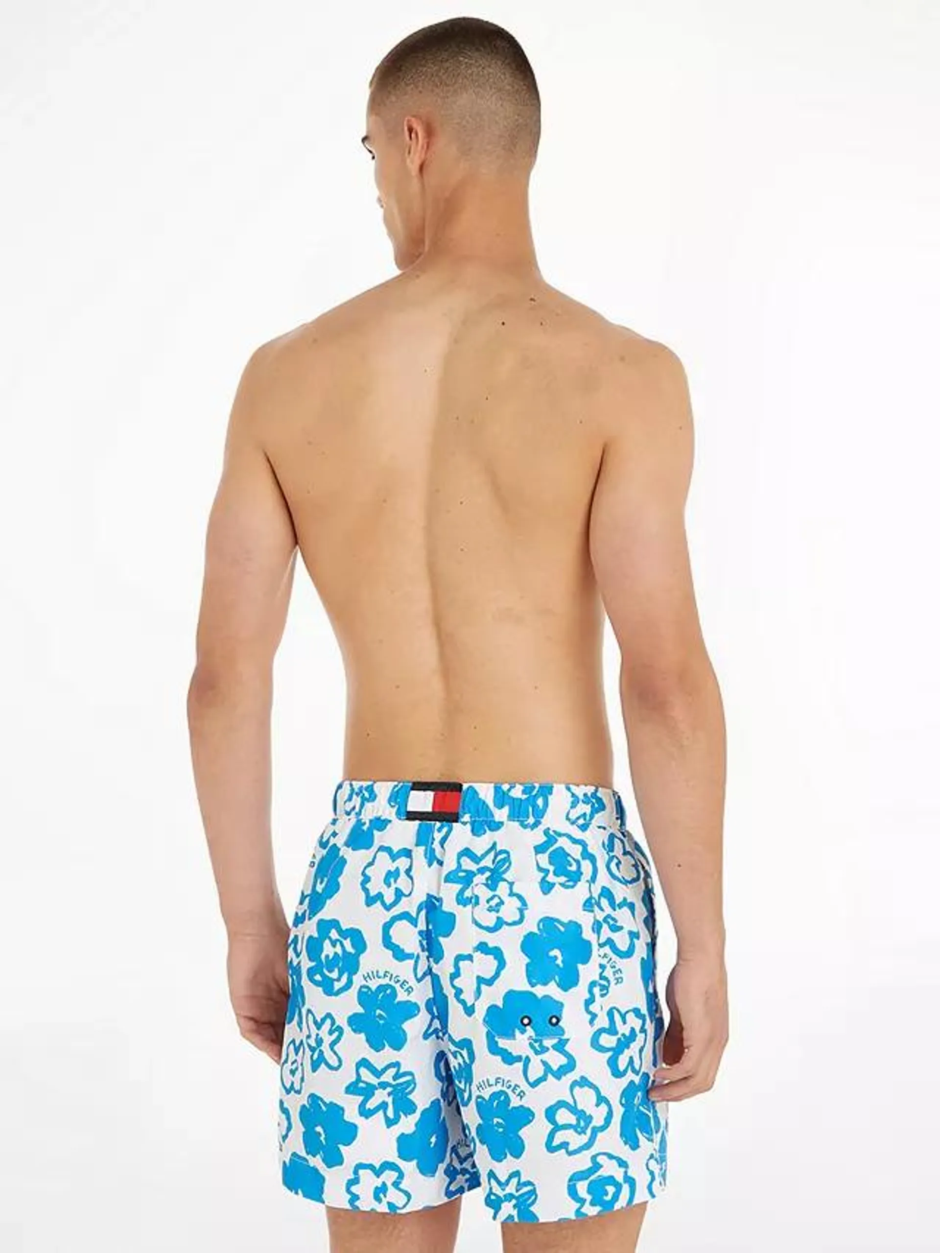 Tommy Hilfiger Recycled Poly Floral Swim Shorts, Msw Big Floral Blue