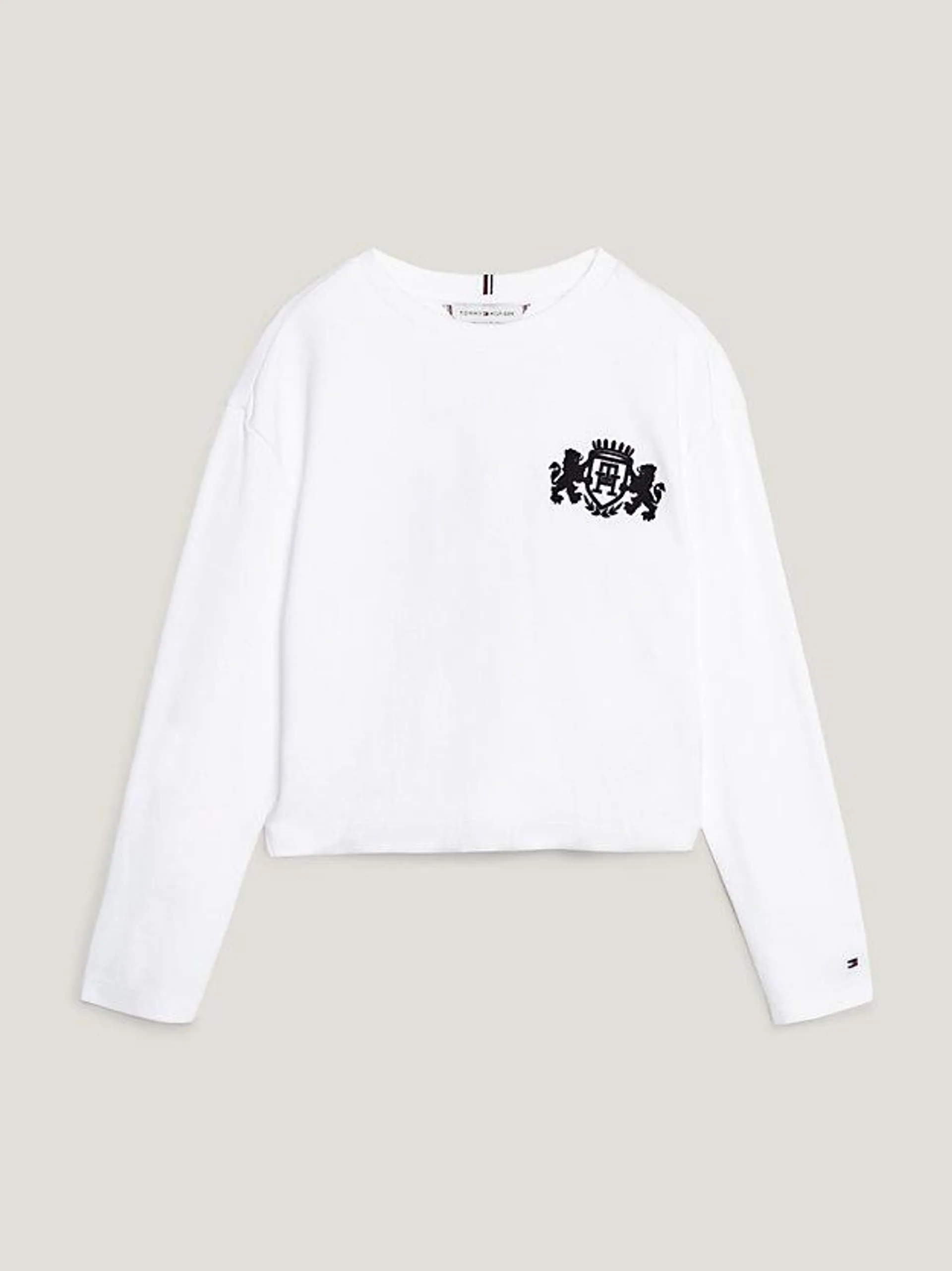 Crest Long Sleeve Relaxed T-Shirt