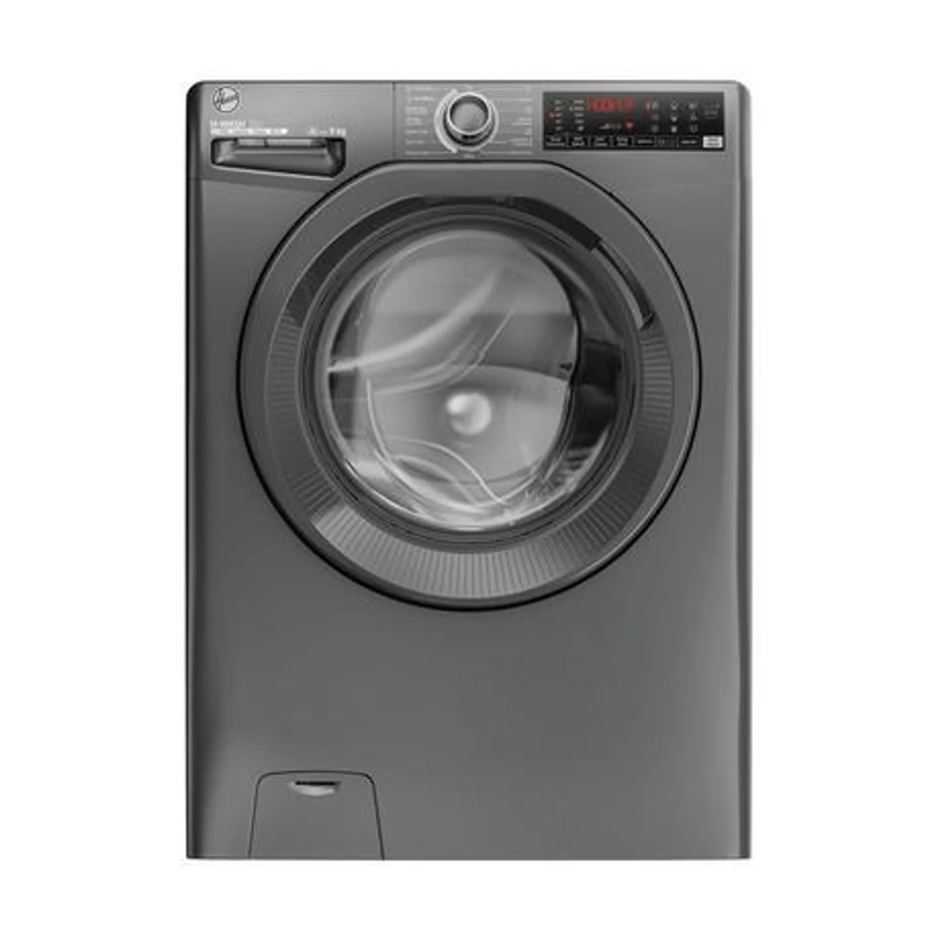 Hoover H3WPS496TMRR6 9kg 1400 Spin Washing Machine - Graphite