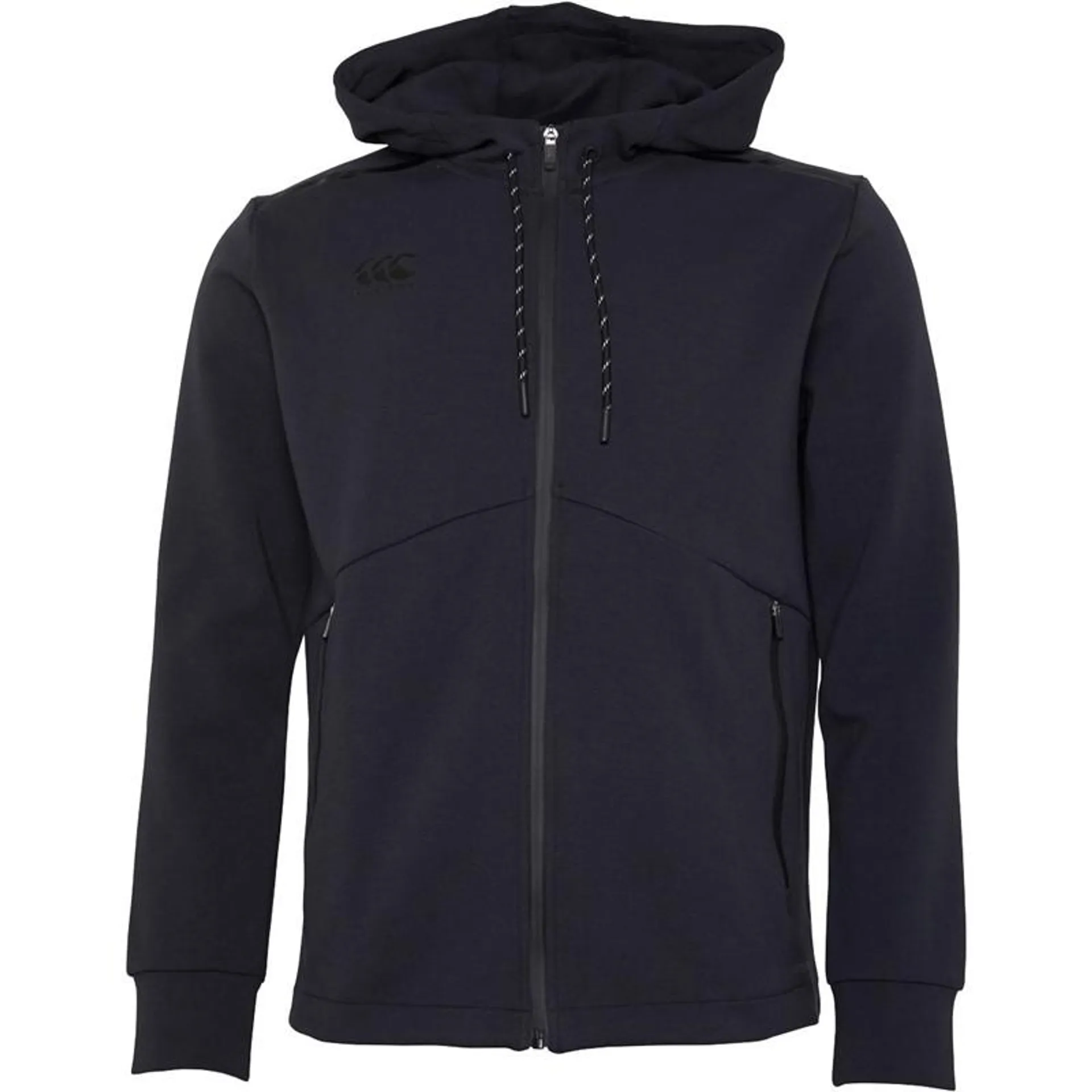 Canterbury Mens Full Zip Tech Training Hoodie Black