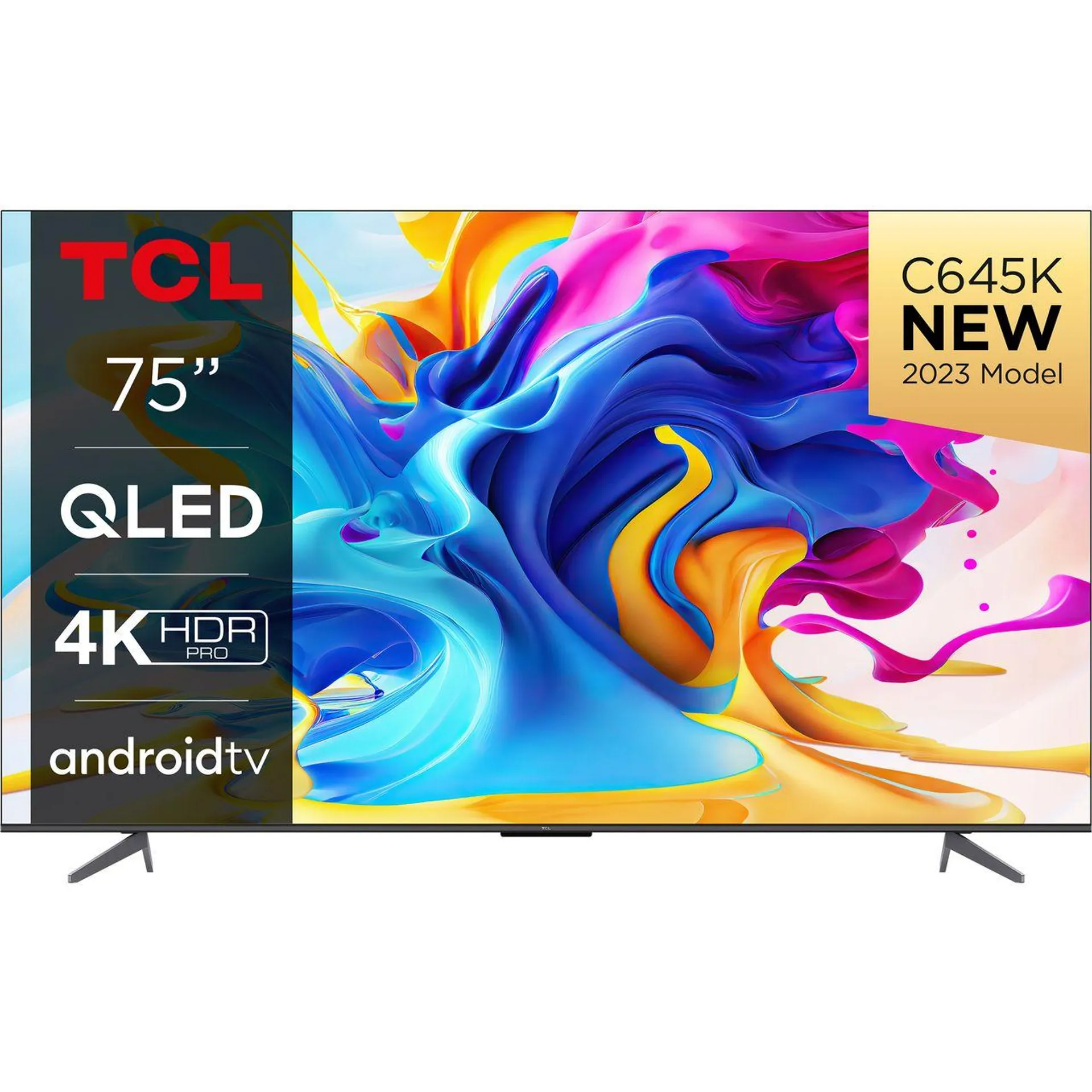 TCL C645K 75" 4K Ultra HD Smart Android TV - 75C645K