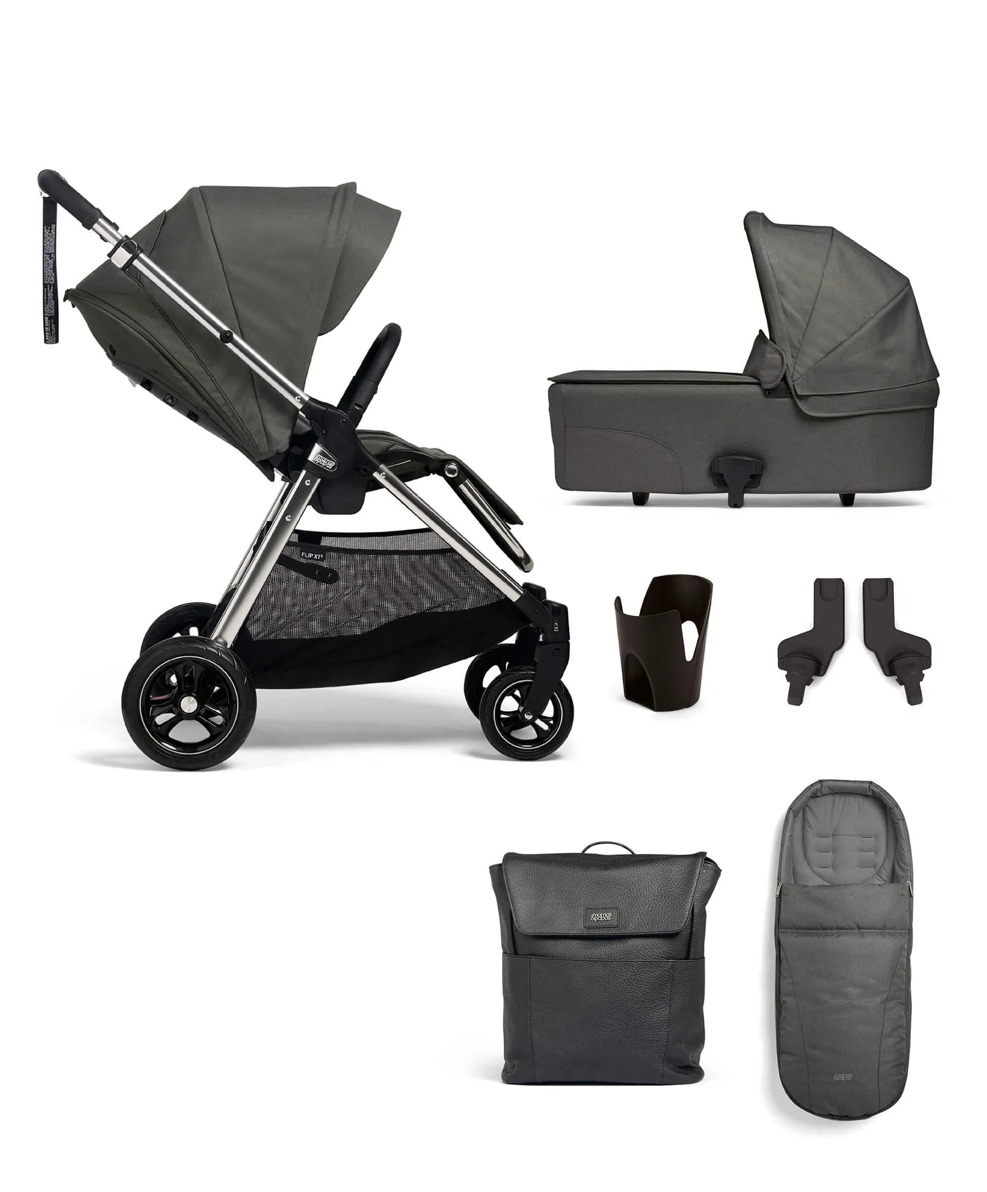 Flip XT³ Pushchair Essential Bundle (6 Pieces) - Harbour Grey