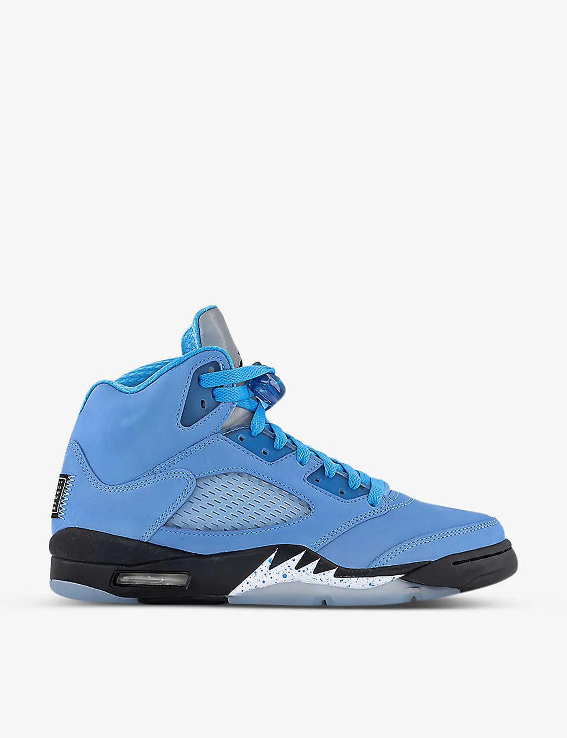Air Jordan 5 leather and mesh high-top trainers