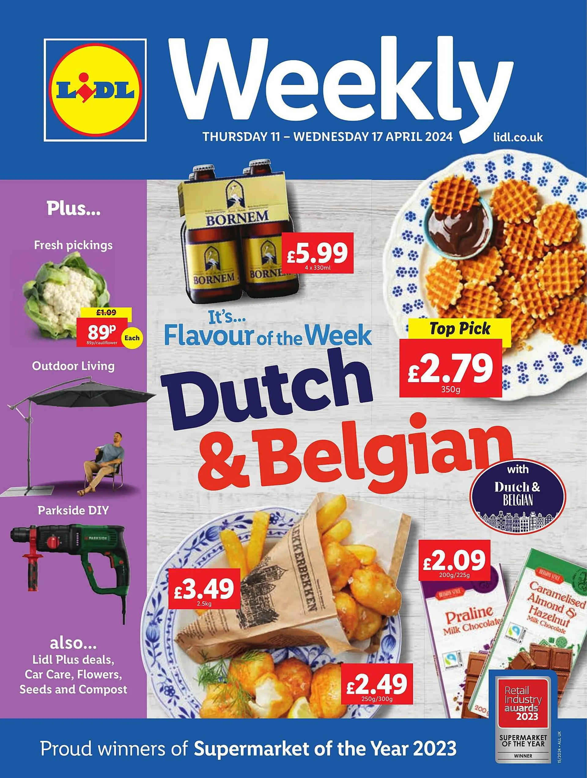 Lidl leaflet from 11 April to 17 April 2024 - Catalogue Page 1
