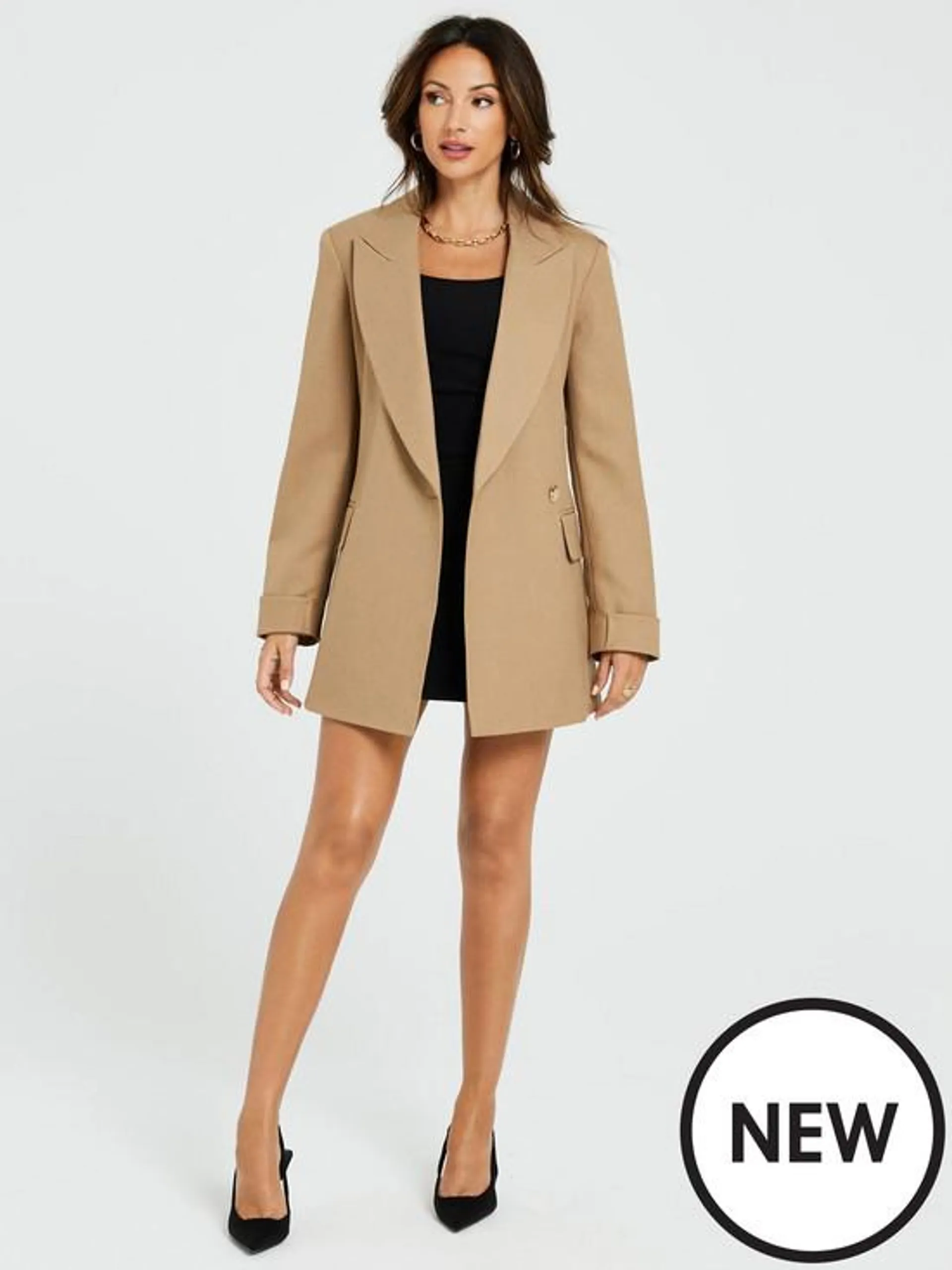 Ultimate Clean Oversized Blazer - Camel