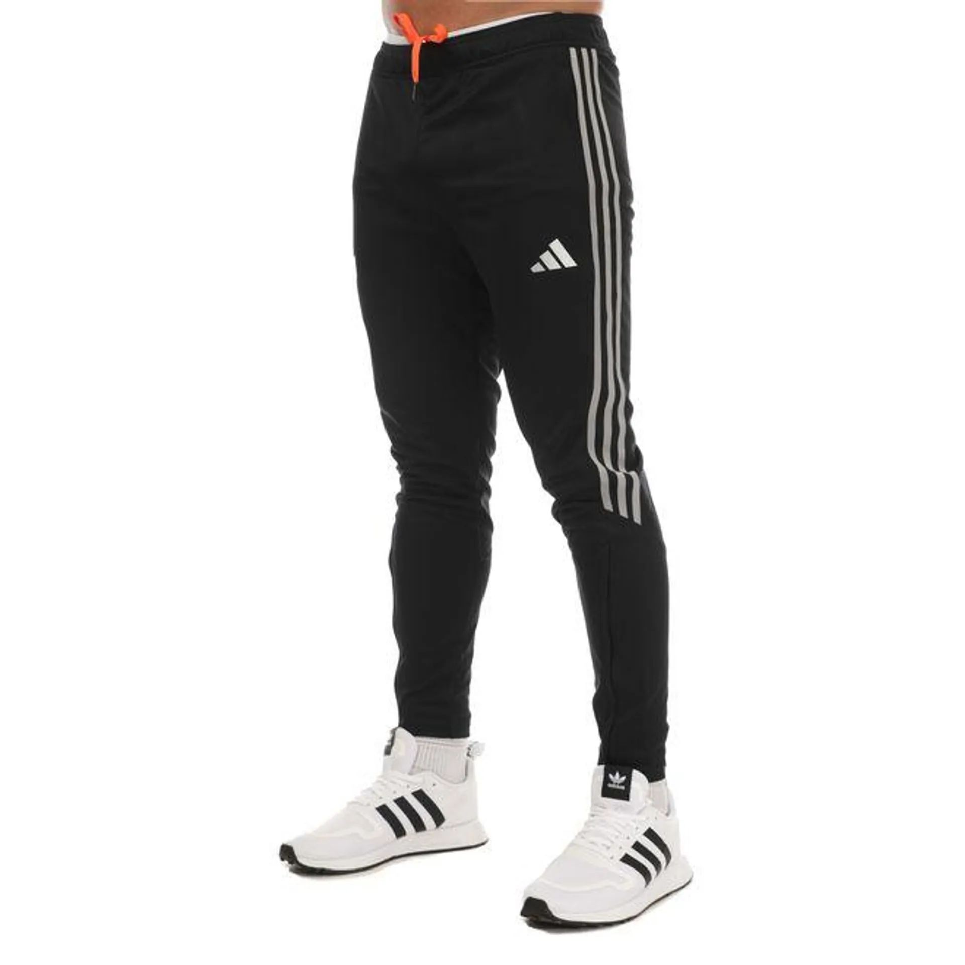 adidas Mens Messi Training Tracksuit Bottoms in Black