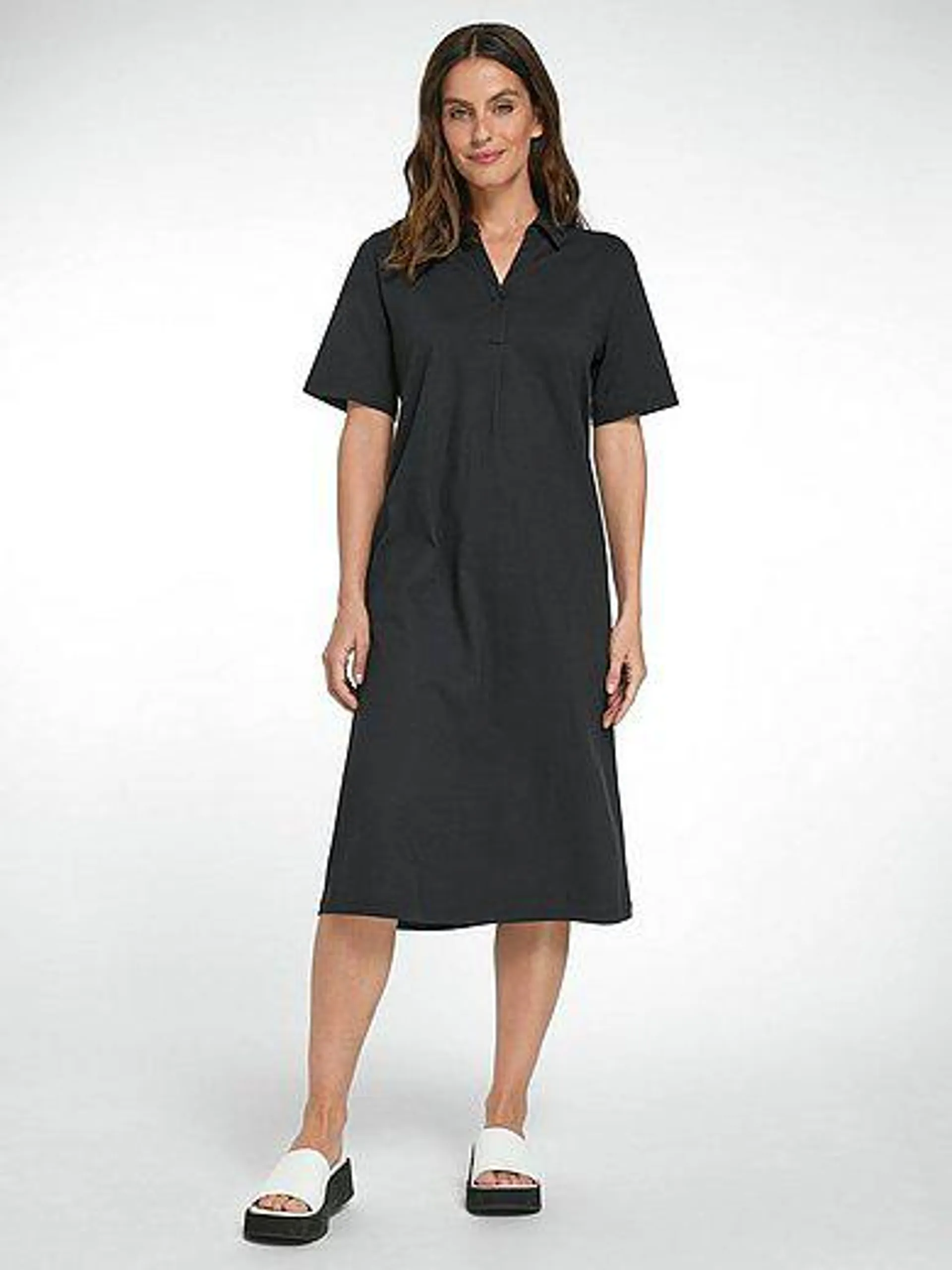 Jersey dress in 100% cotton