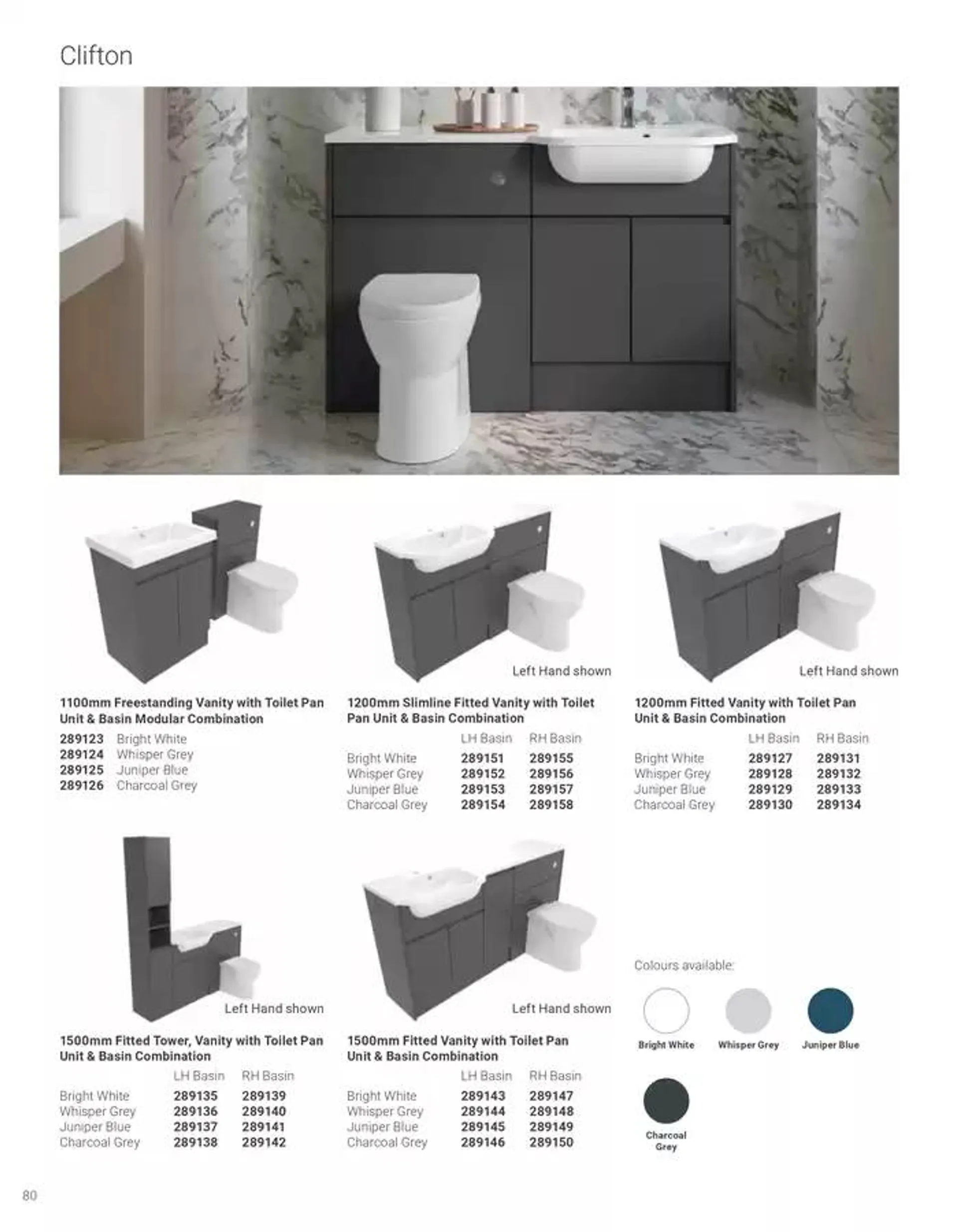 Wickes Bespoke Bathrooms brochure from 5 November to 31 December 2024 - Catalogue Page 80