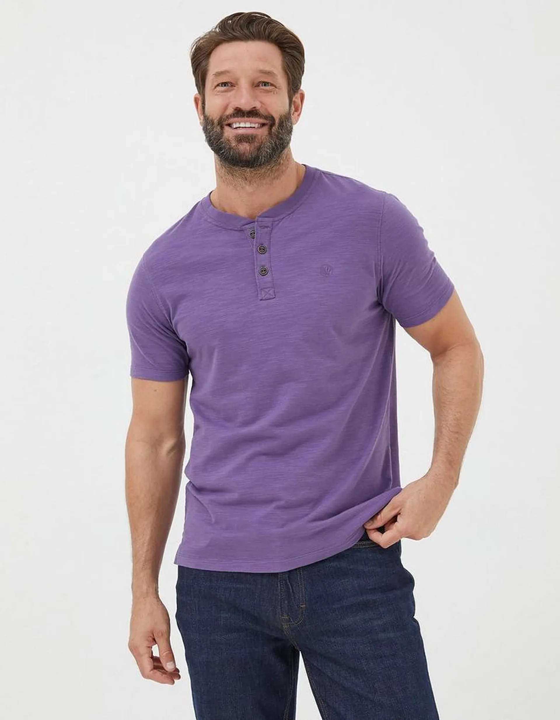 Organic Cotton Woodside Slub Henley