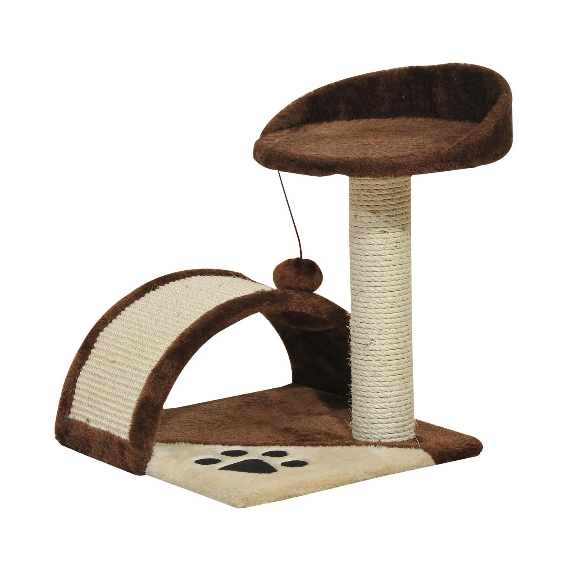 PawHut Cat Tree Kitten Scratching Scratcher Cosy Sisal Home Play Rest Activity