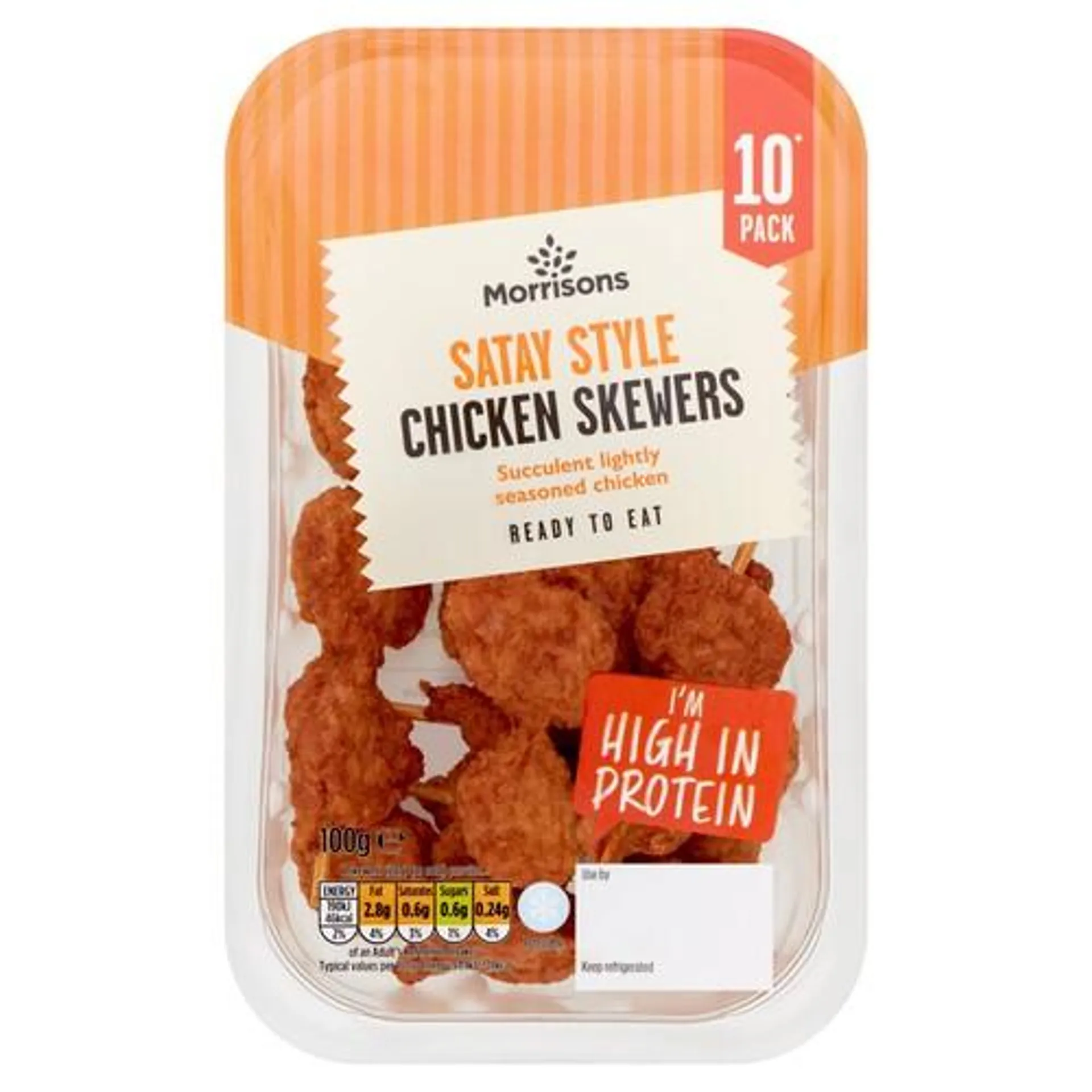 Morrisons Mini Satay Style Chicken Skewers