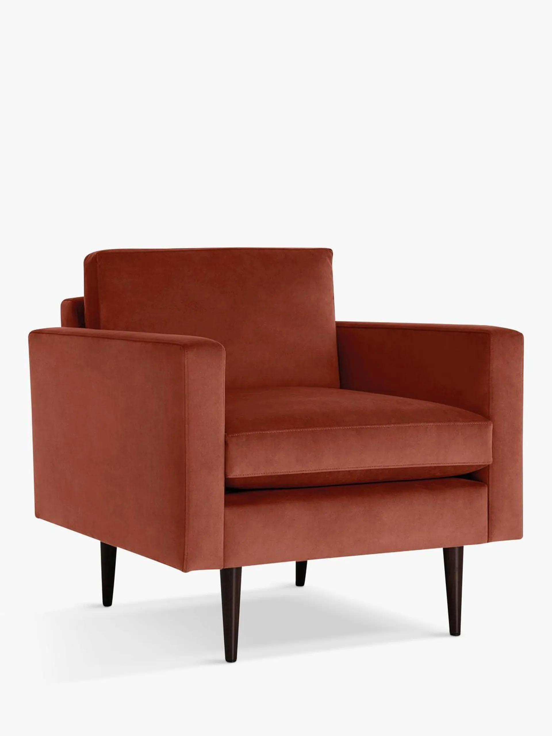 Swyft Model 01 Armchair, Brick Velvet