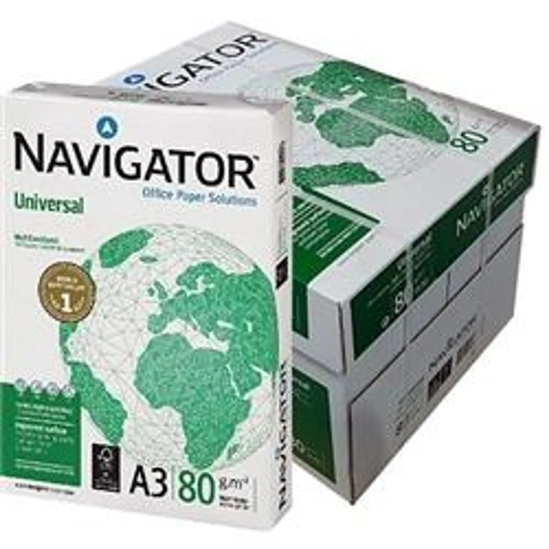 Navigator A3 Universal White Paper (Pack of 2500) NAVA380