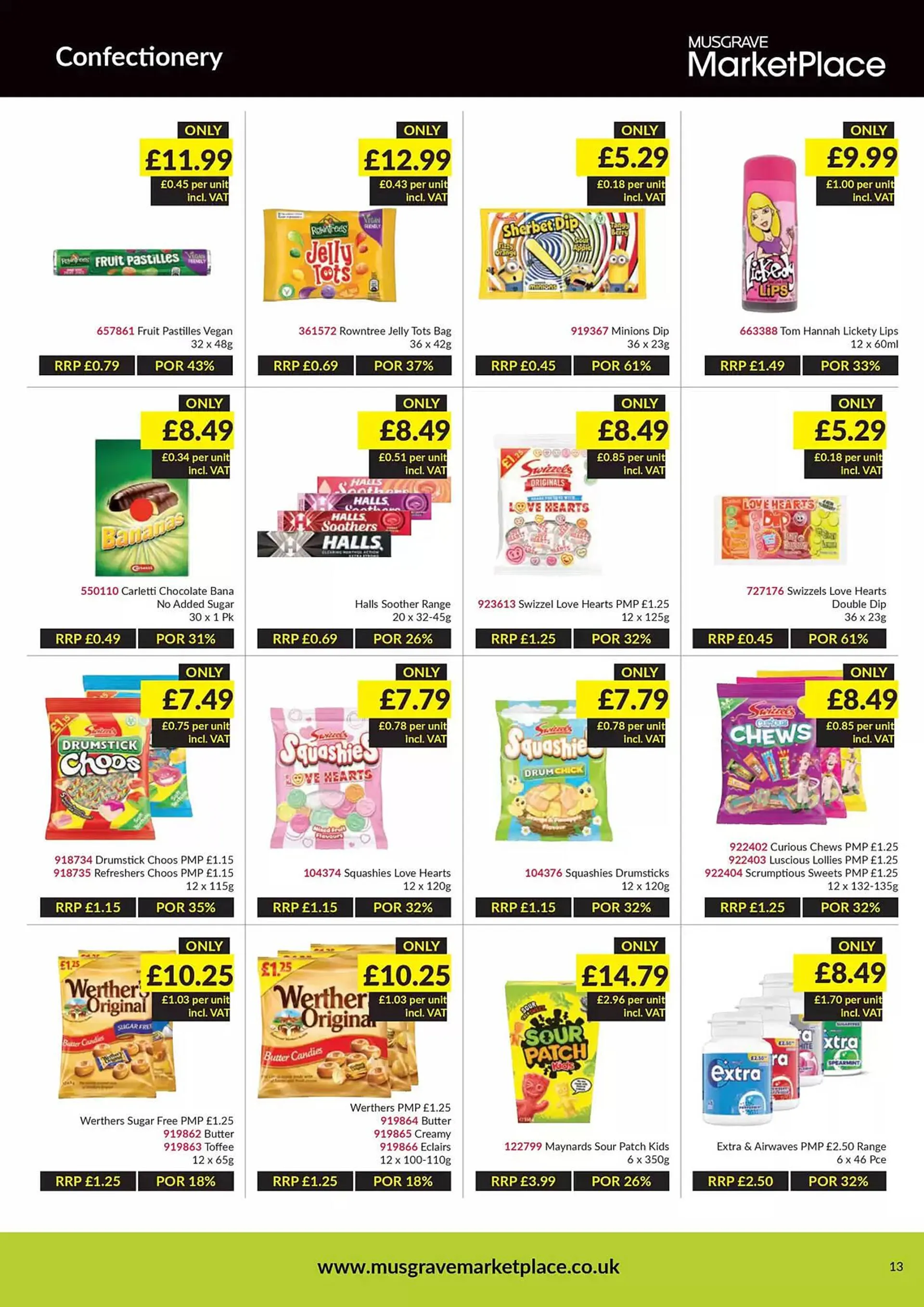 Musgrave MarketPlace leaflet from 6 January to 26 January 2025 - Catalogue Page 13