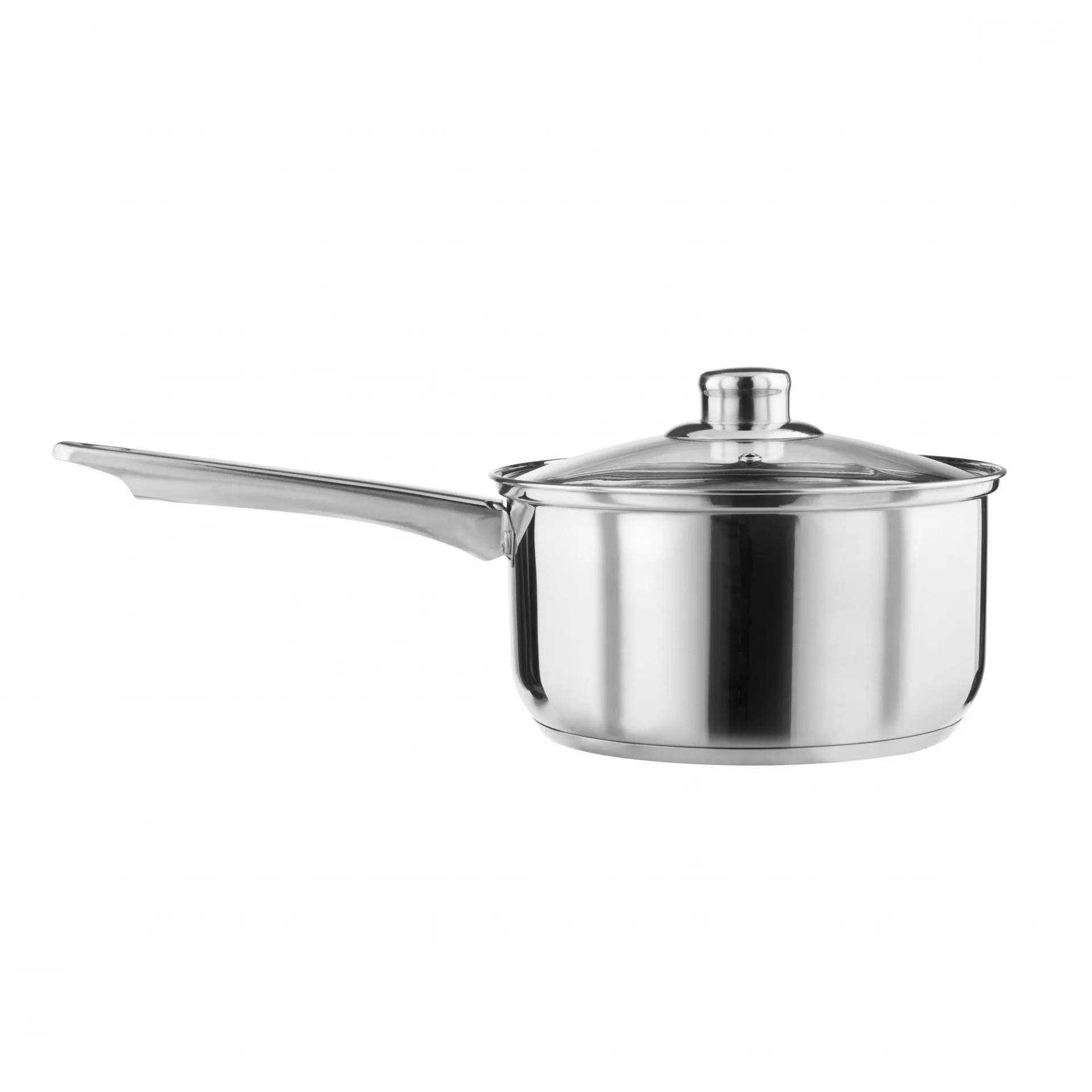 Lewis's Stainless Steel Saucepan 20cm - Silver