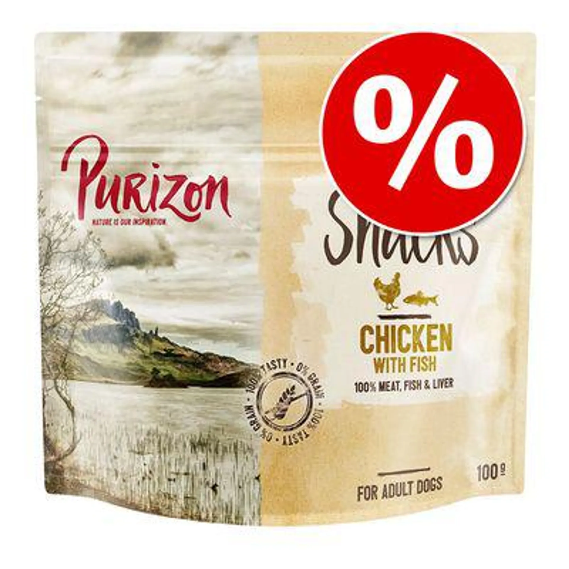 100g Purizon Grain-Free Dog Snacks - Special Price!*