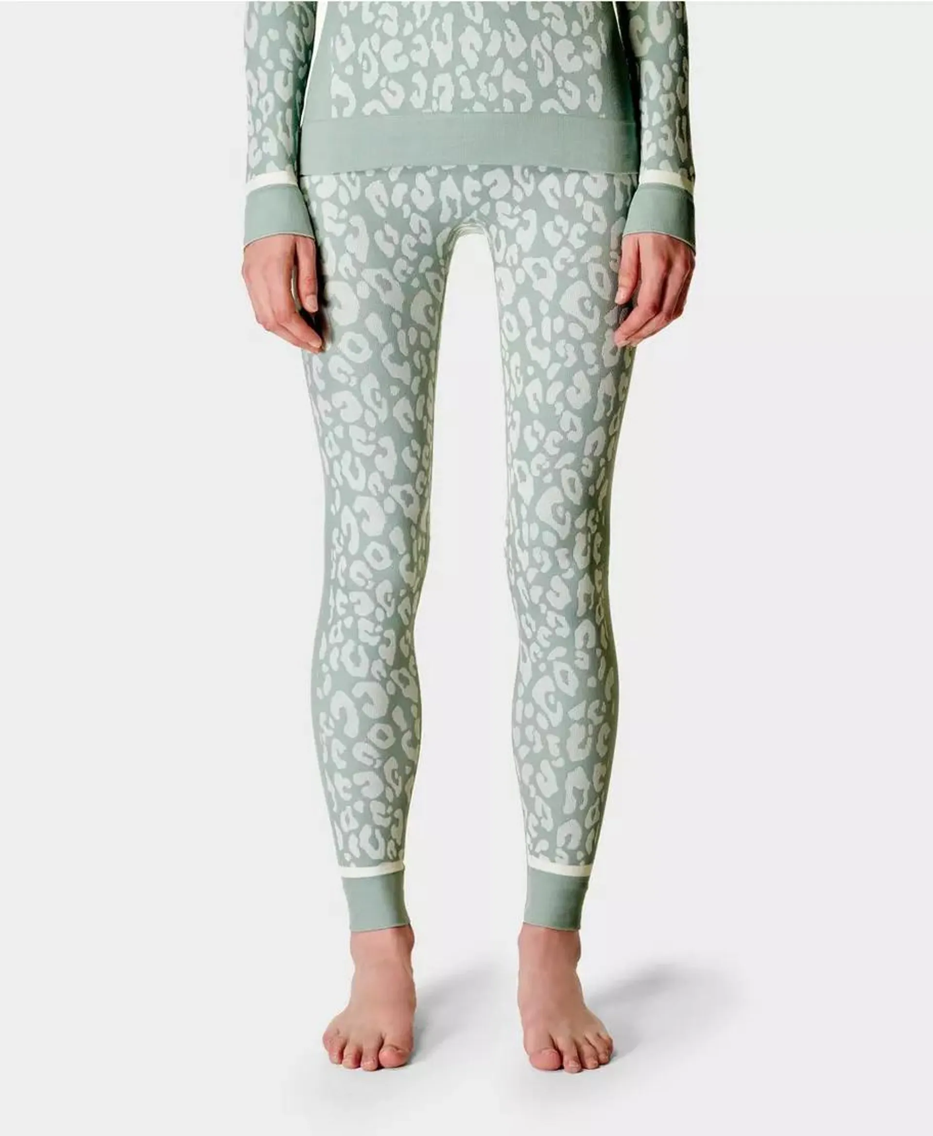 Leopard Jacquard Base Layer Leggings