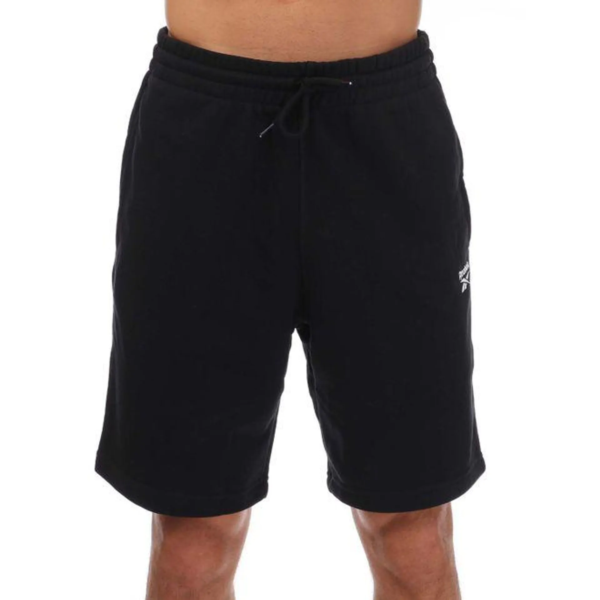 Reebok Mens Identity French Terry Shorts in Black