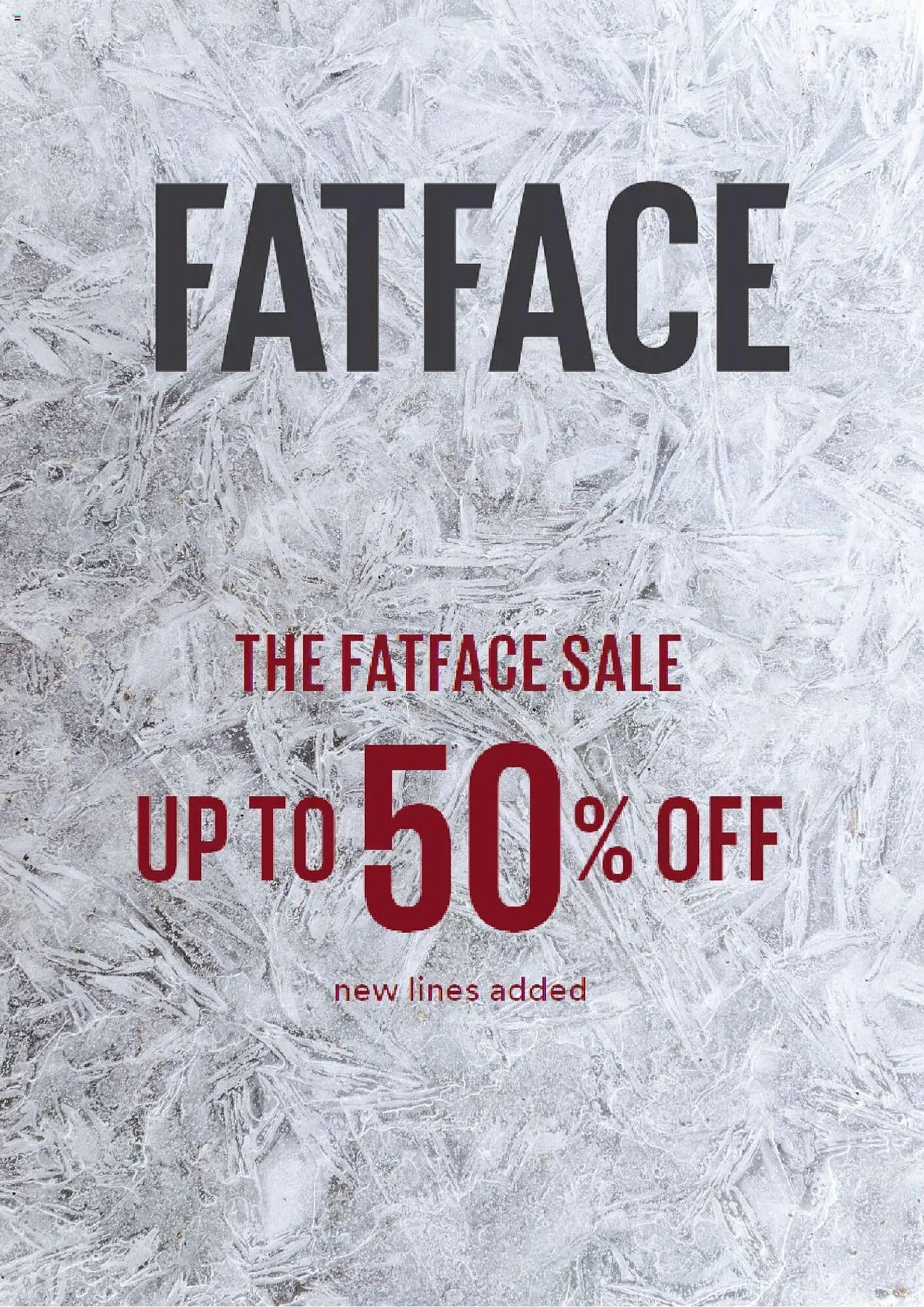 Fat Face leaflet - 1