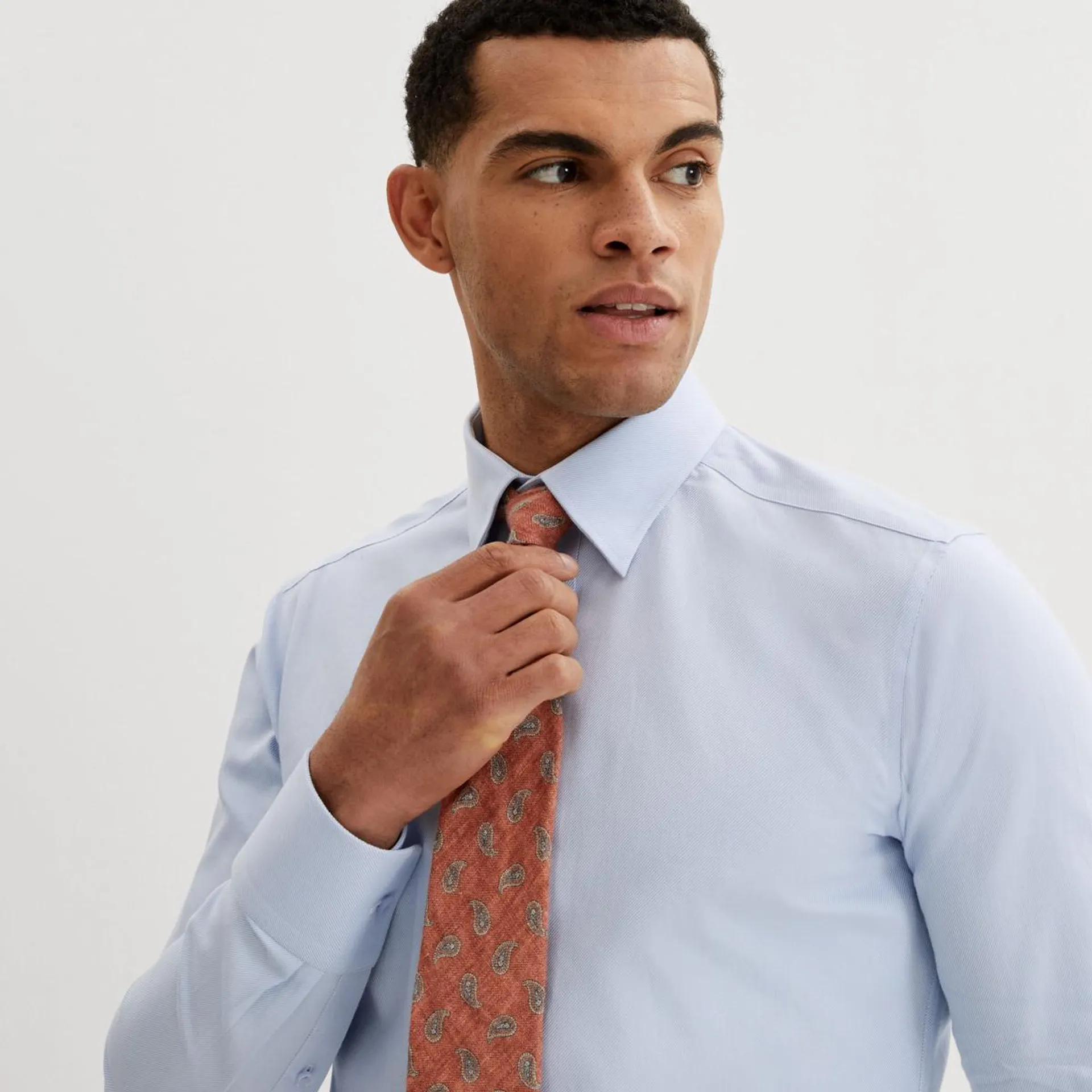 Light blue business shirt