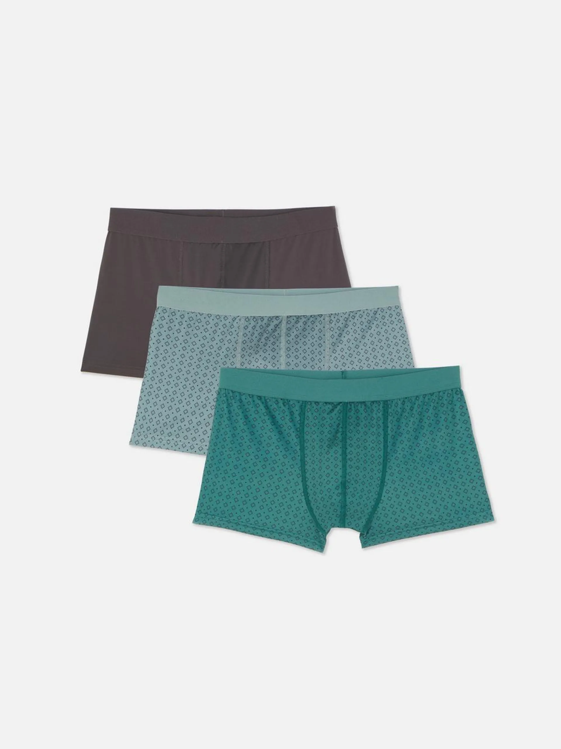 3pk Printed Trunks