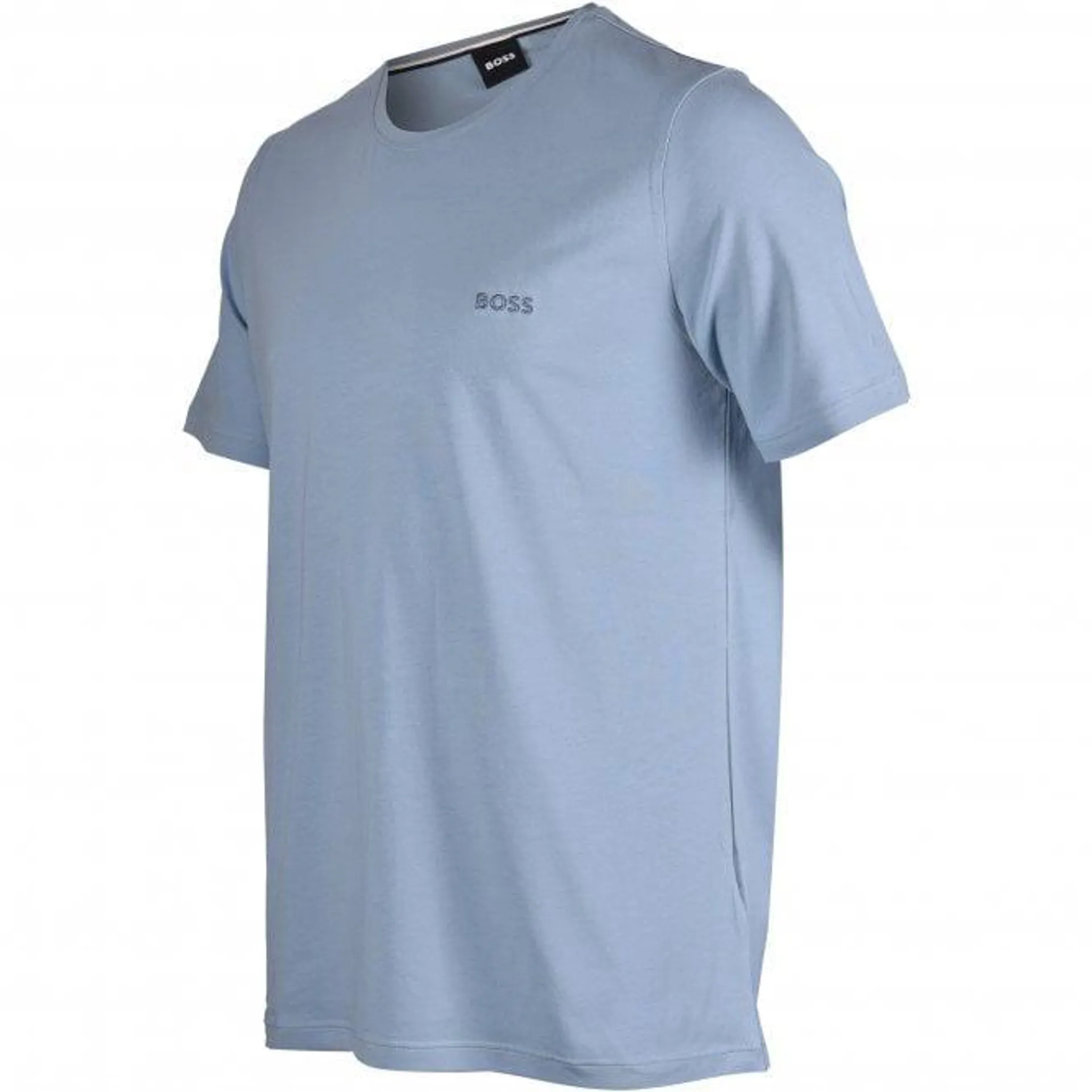 Luxe Jersey Crew-Neck T-Shirt, Pastel Blue