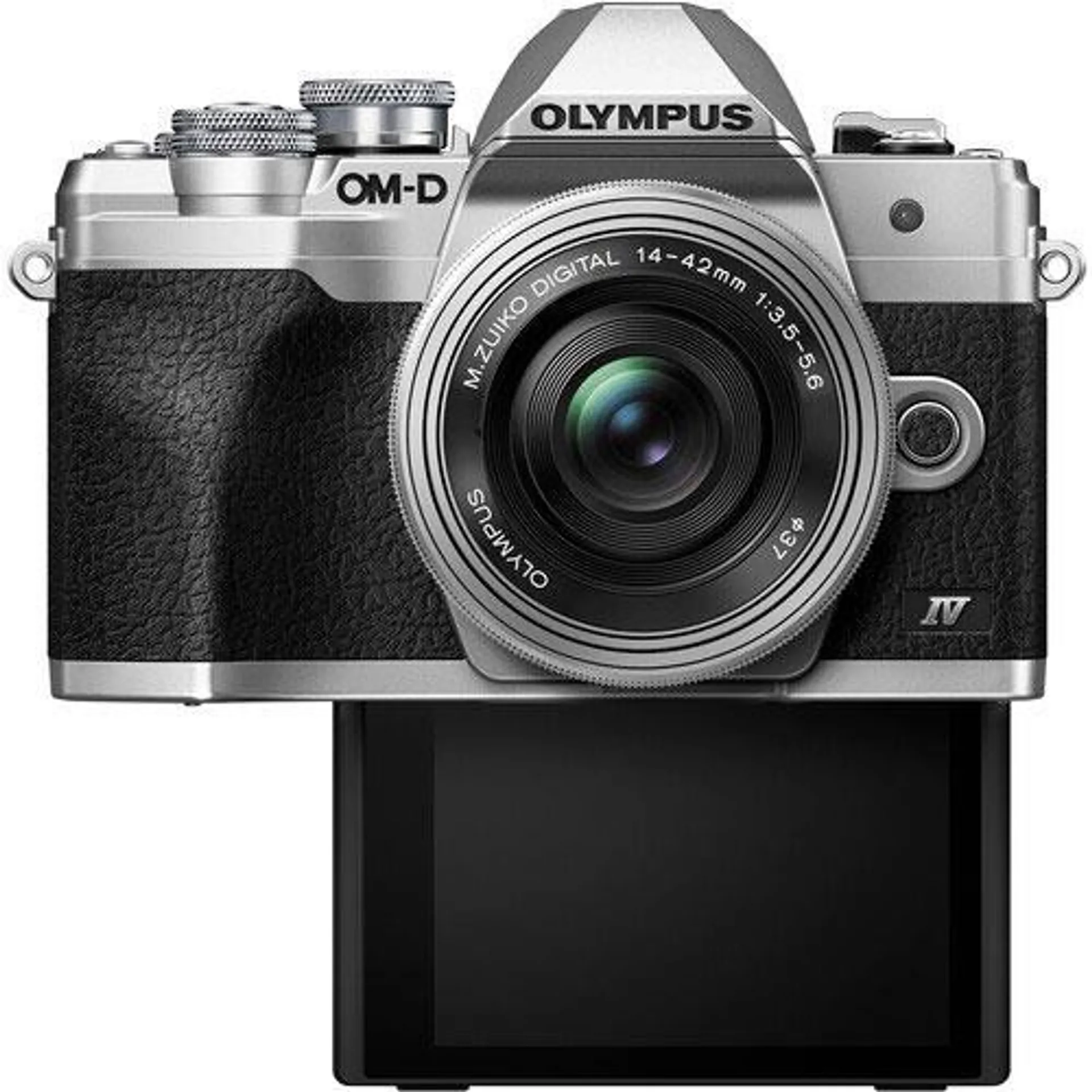 Olympus OM-D E-M10 Mark IV Mirrorless Camera Body in Silver