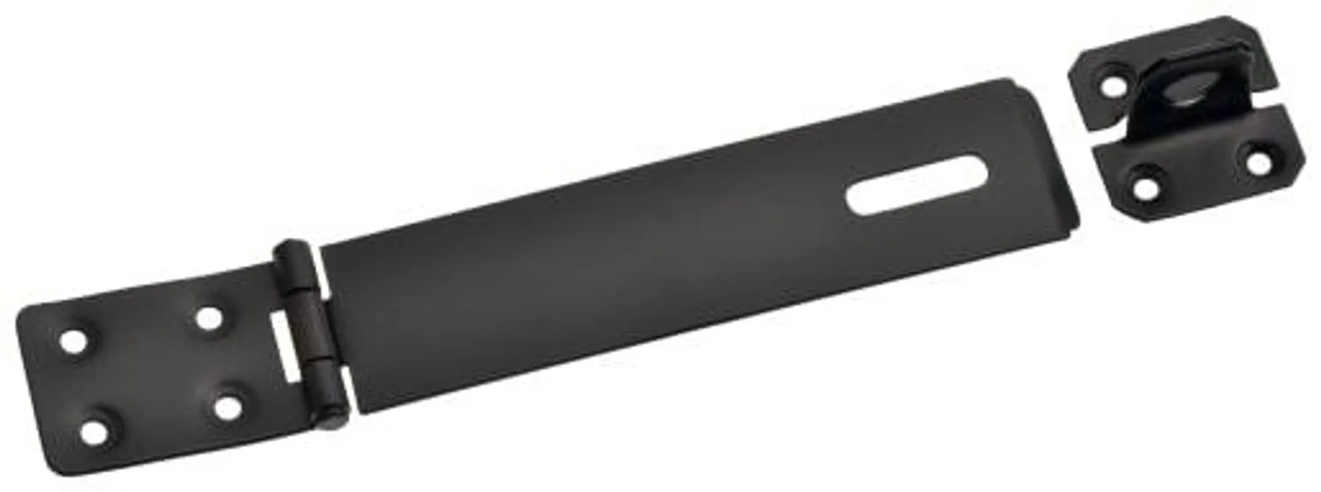 Wickes Safety Door Hasp and Staple - Black 152mm