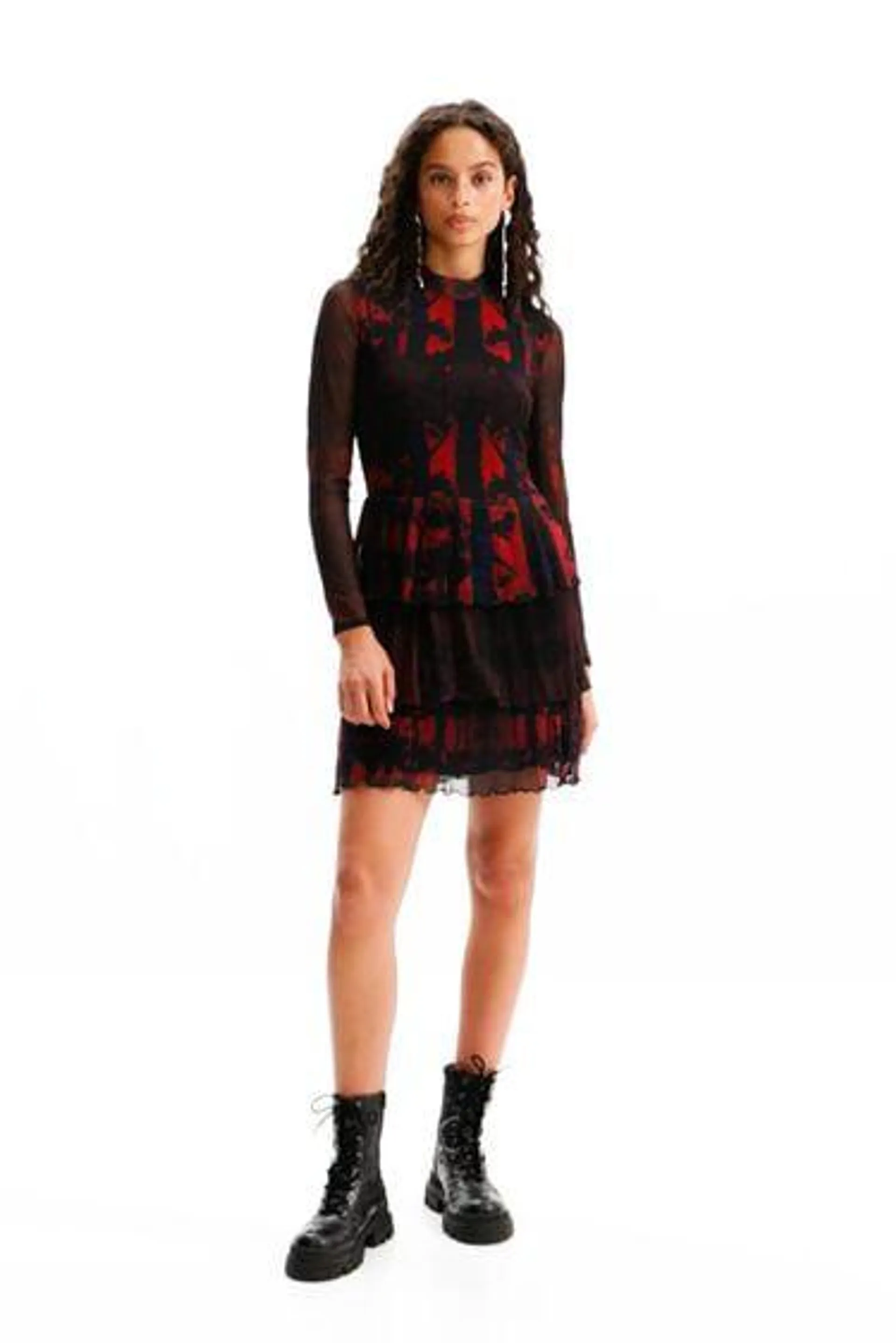 M. Christian Lacroix short pleated dress