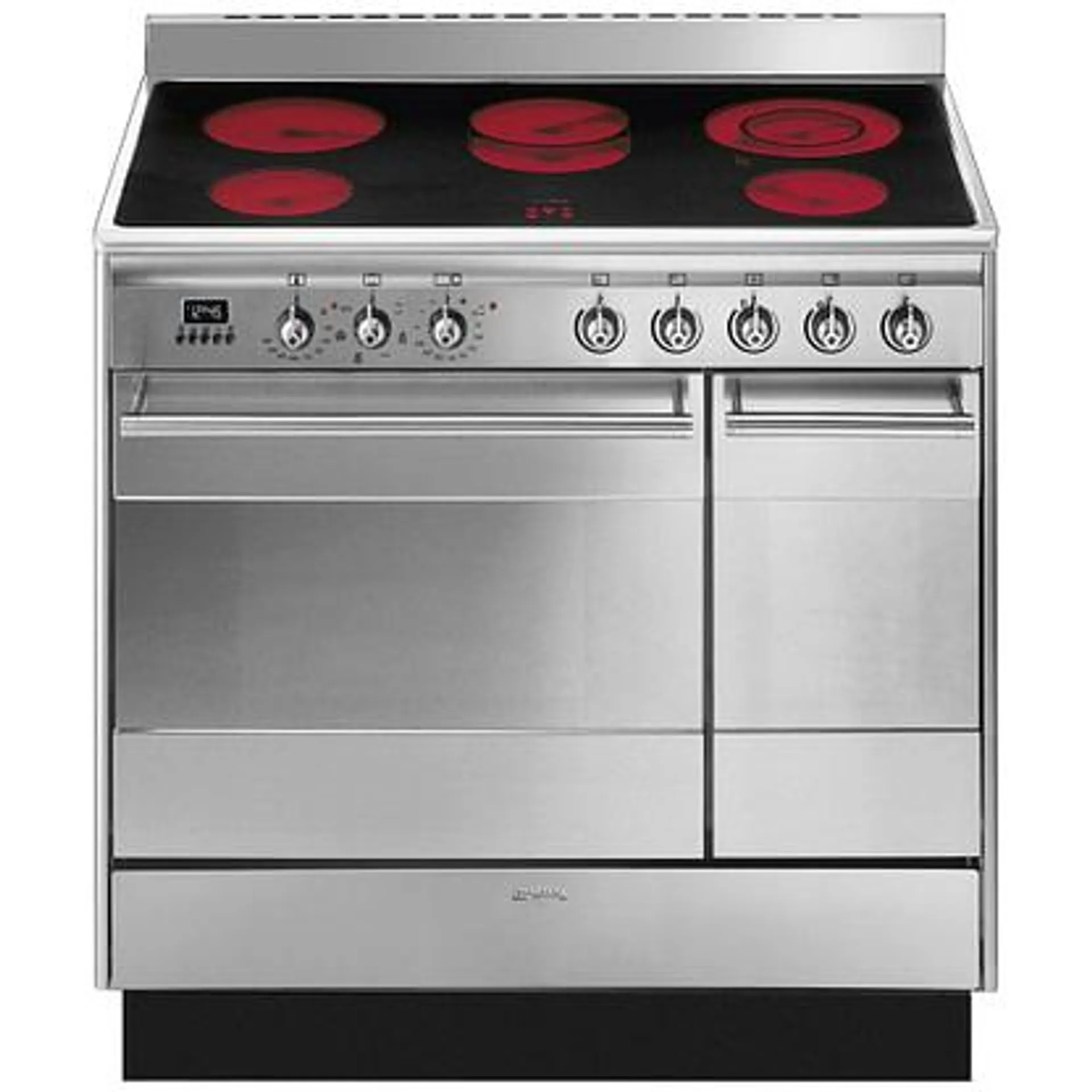 Smeg SUK92CMX9 90cm Concert Ceramic Range Cooker – STAINLESS STEEL