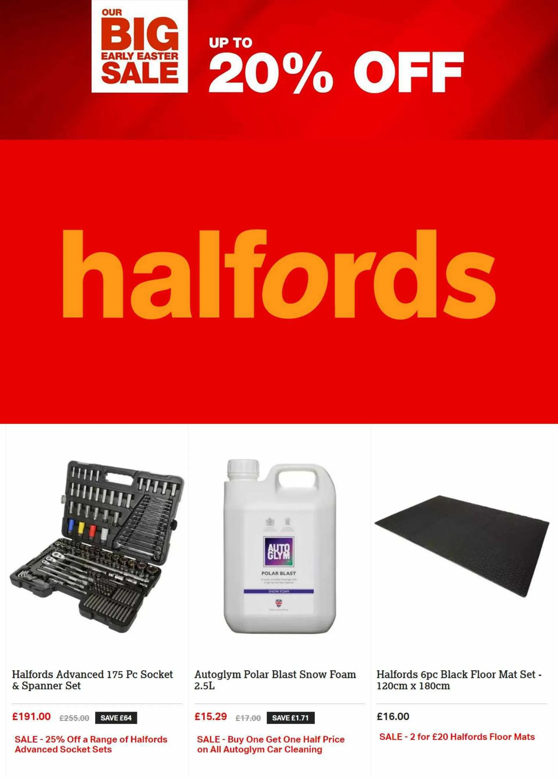 Halfords Weekly Offers - 1