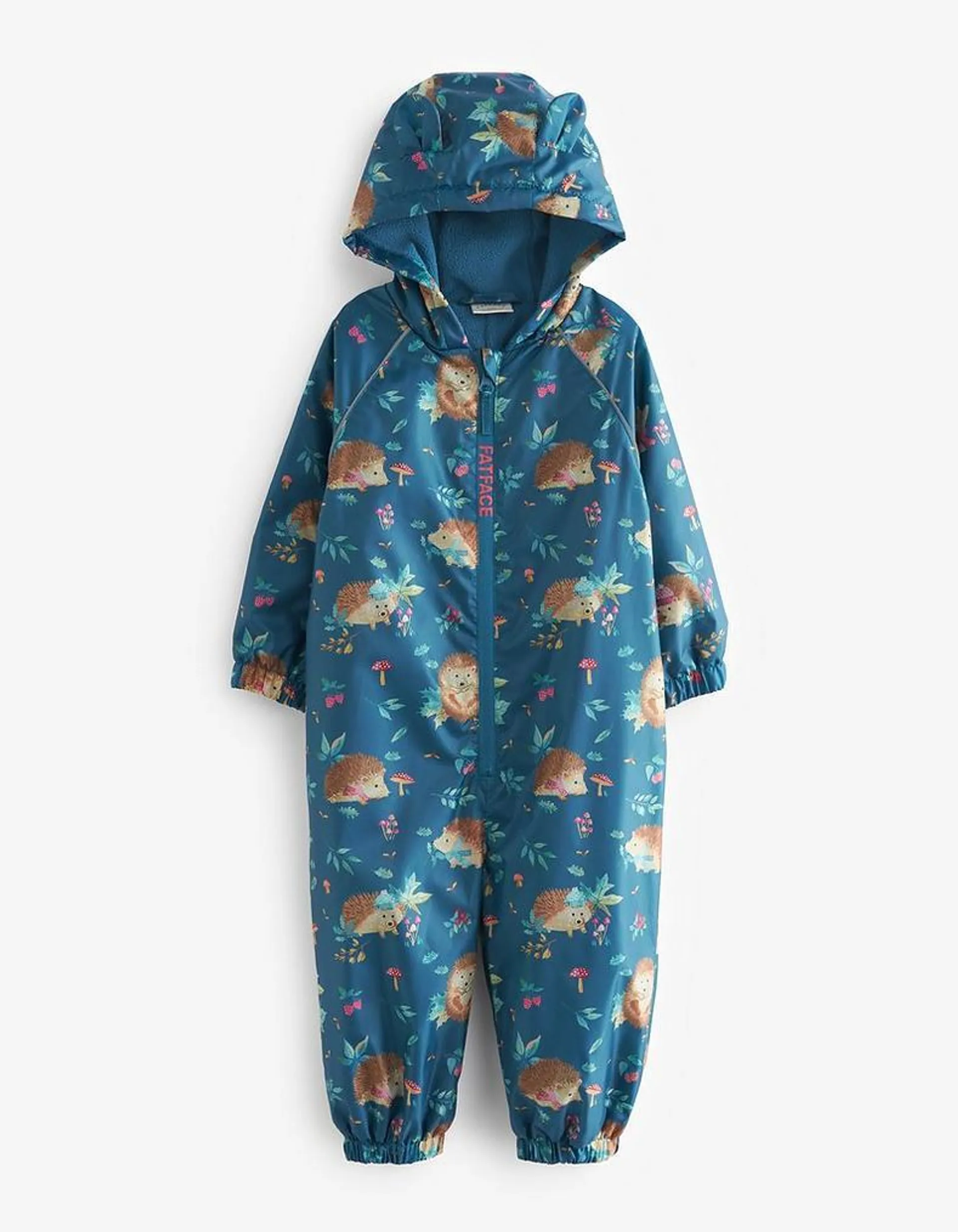 Hedgehog Print Puddlesuit