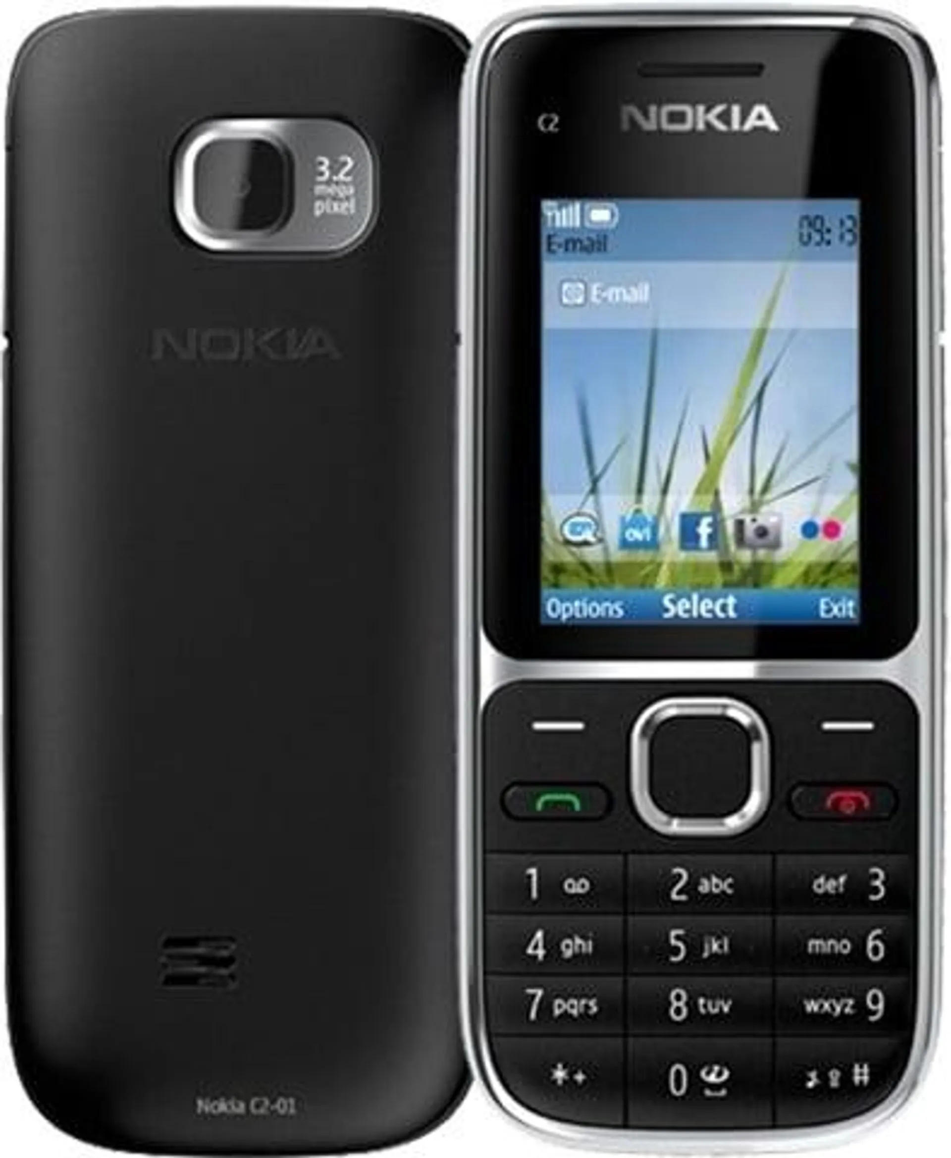 Nokia C2-01, Unlocked B