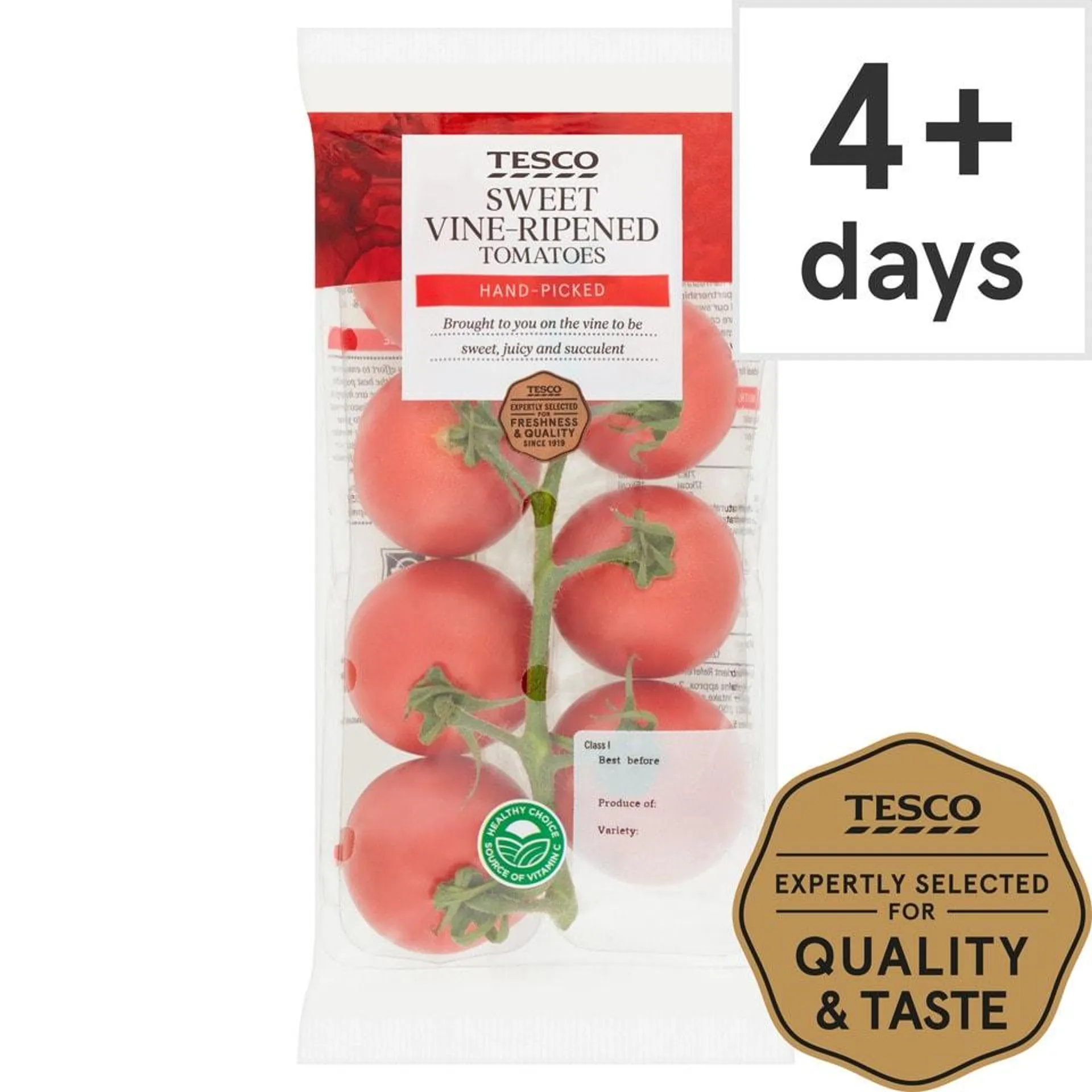 Tesco Sweet Vine Ripened Tomatoes 255G