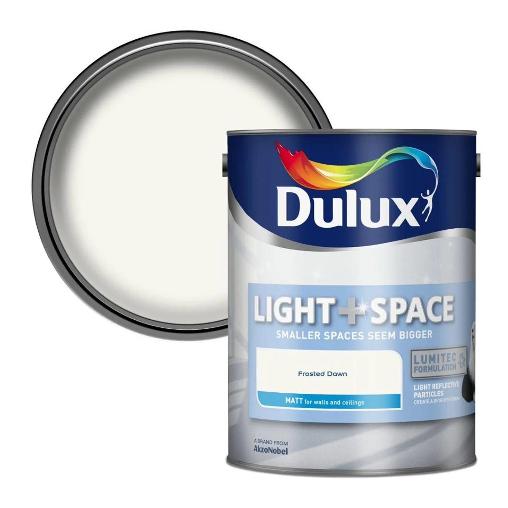 Dulux Light & Space Matt Emulsion Paint Frosted Dawn - 5L