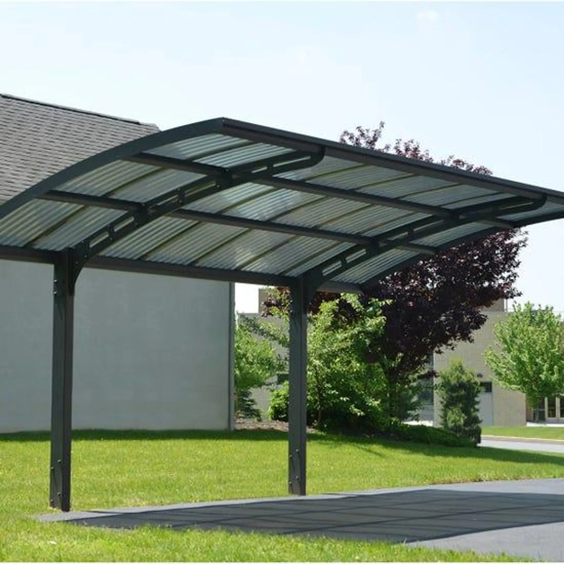 Canopia by Palram Arizona Wave Carport - Grey