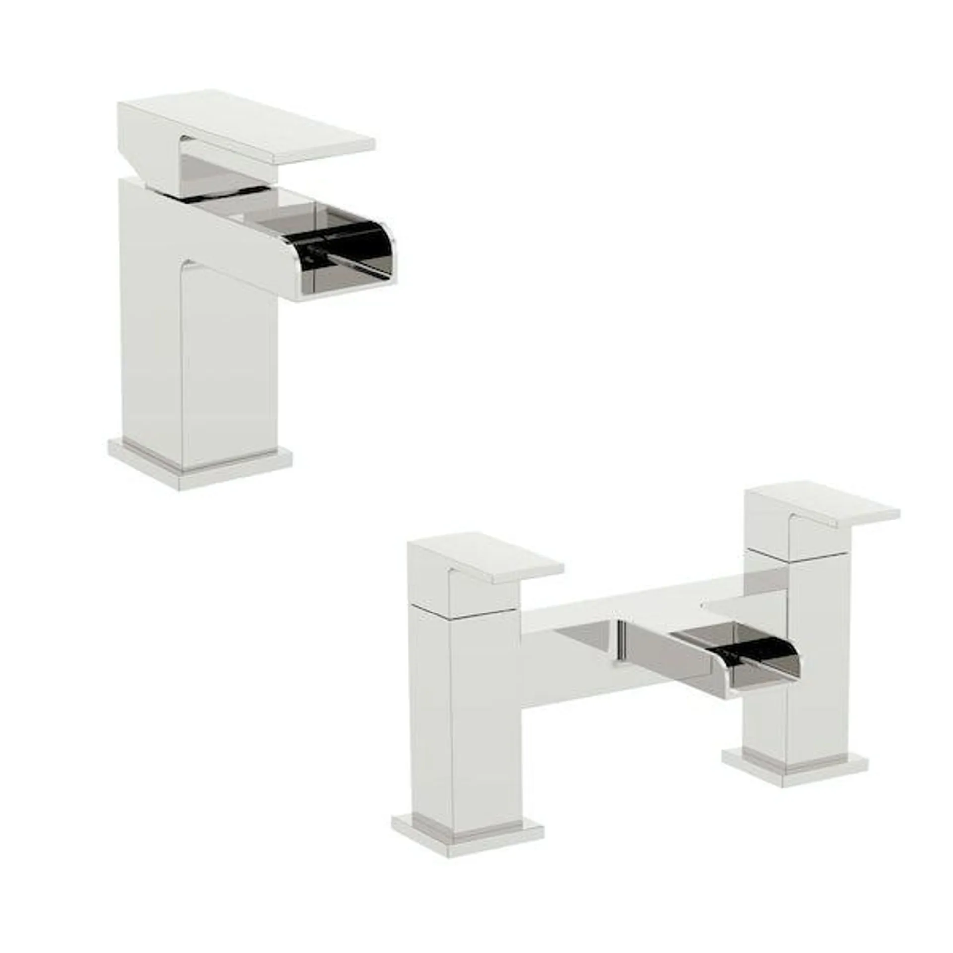 Orchard Derwent waterfall basin and bath mixer pack