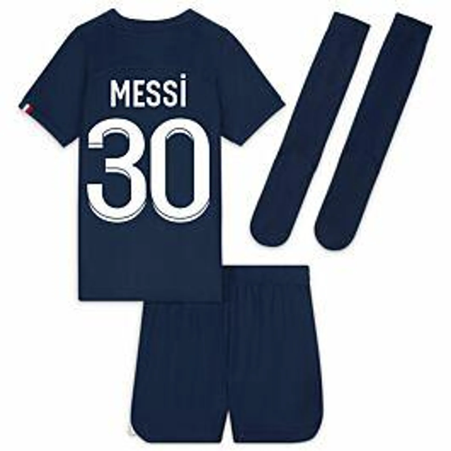 Nike PSG Home Messi 30 Mini Kit 2022-2023 (Fan Style Printing)