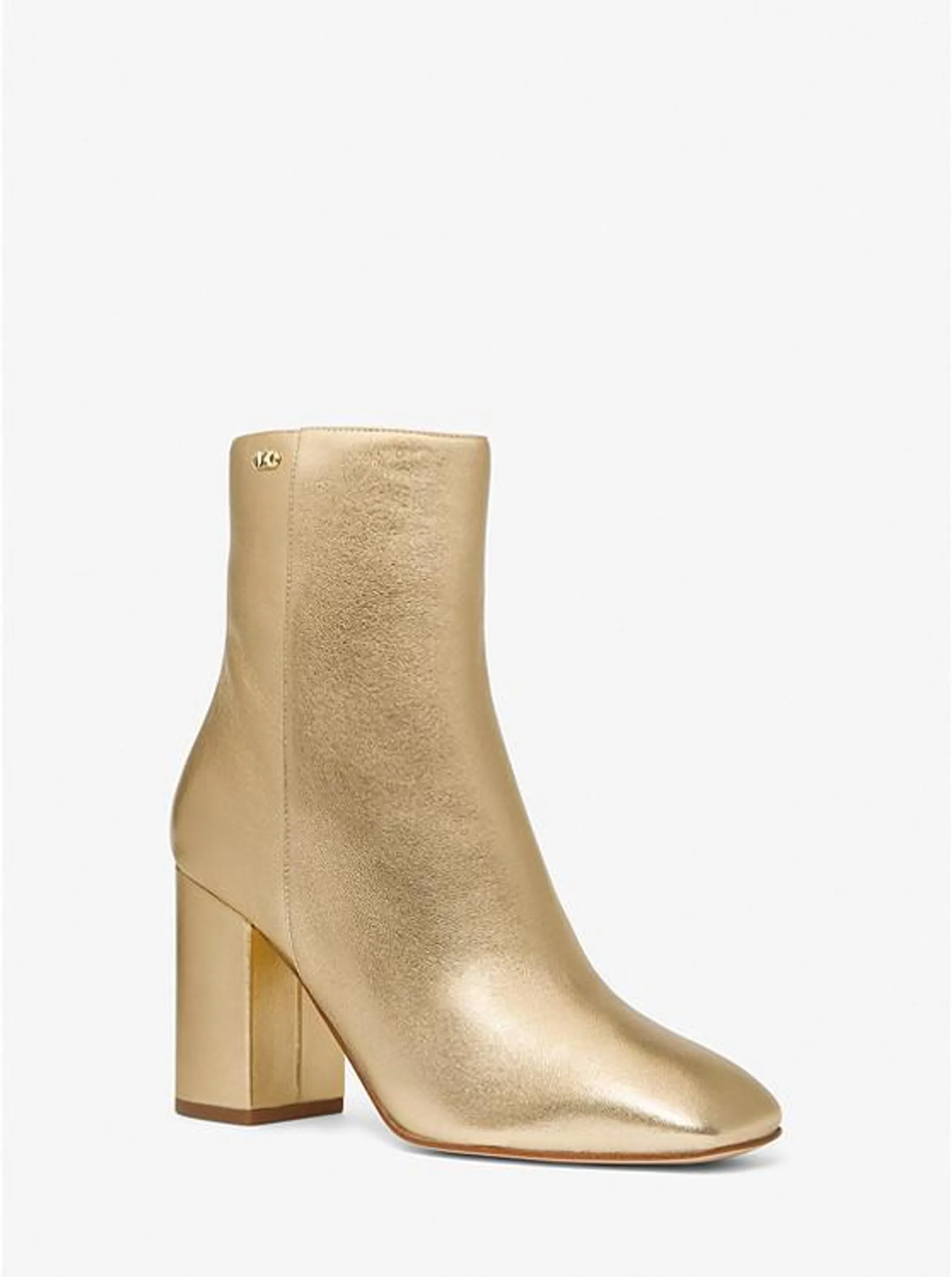 Perla Flex Metallic Leather Ankle Boot