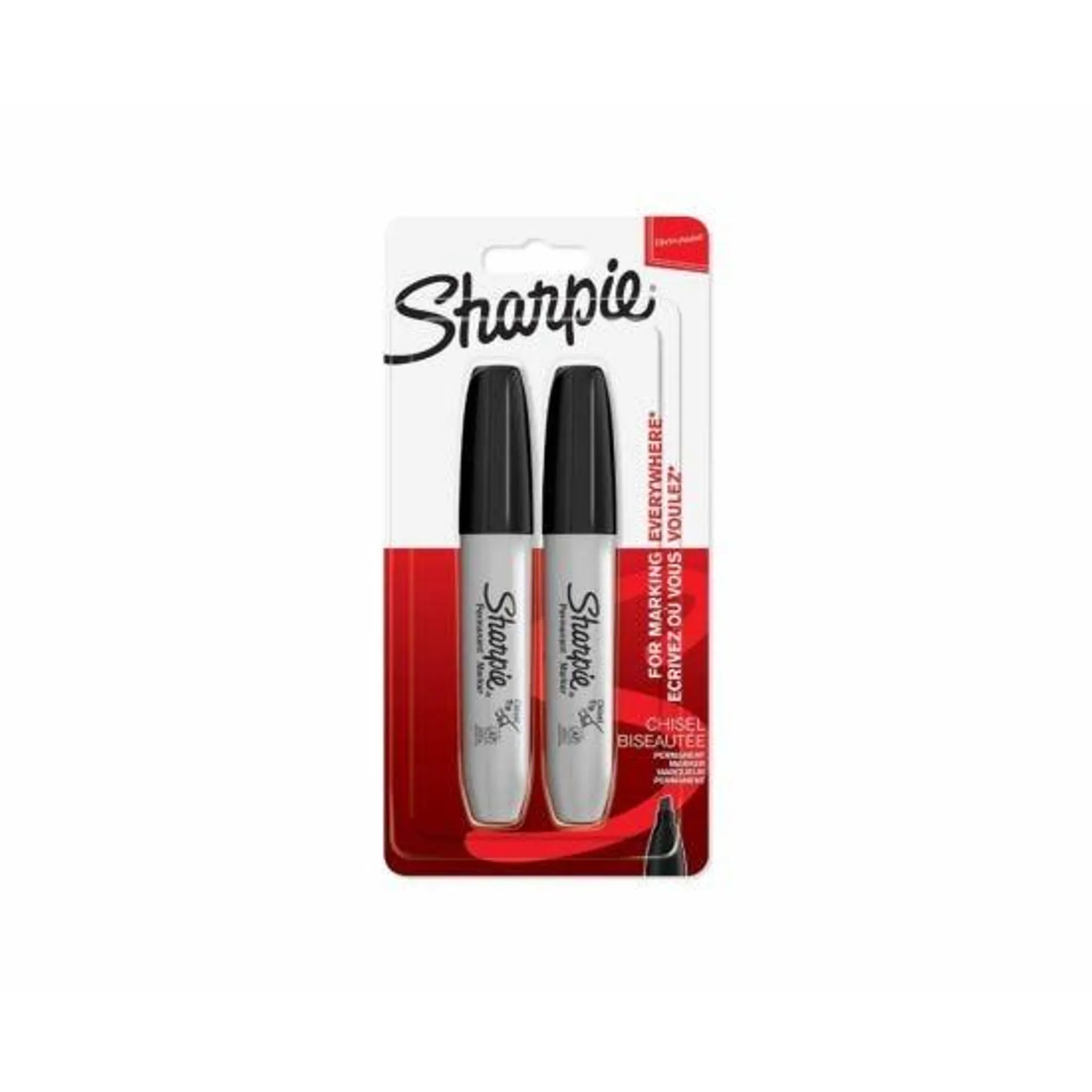 Sharpie Chisel Permanent Markers Pack of 2