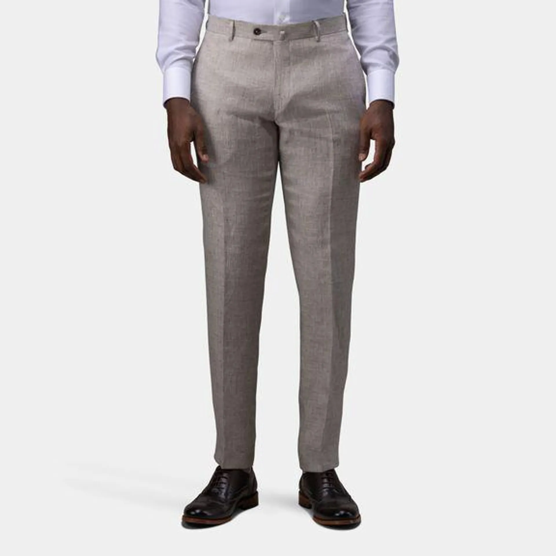 Light gray suit pants