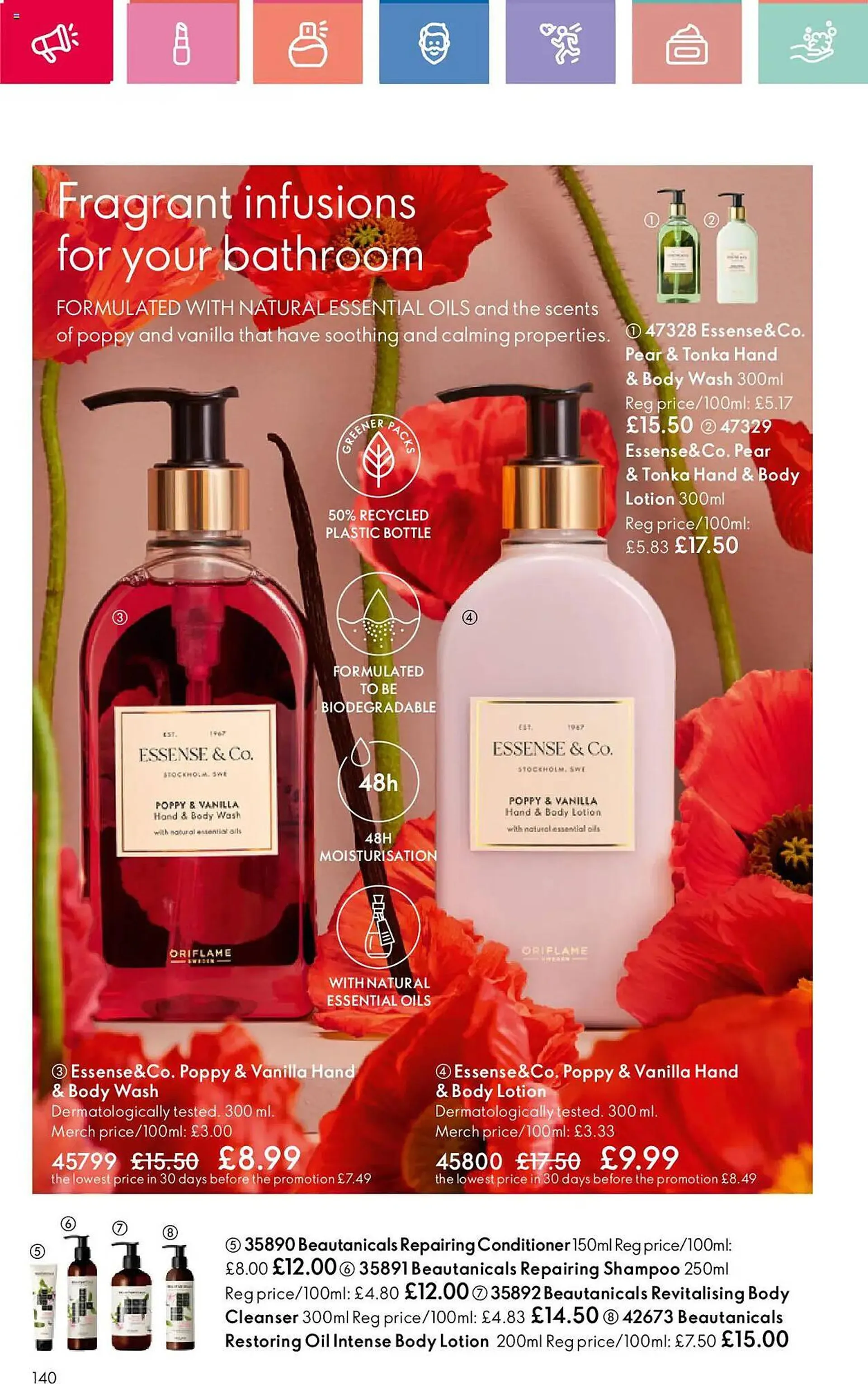 Oriflame leaflet from 3 January to 22 January 2025 - Catalogue Page 140