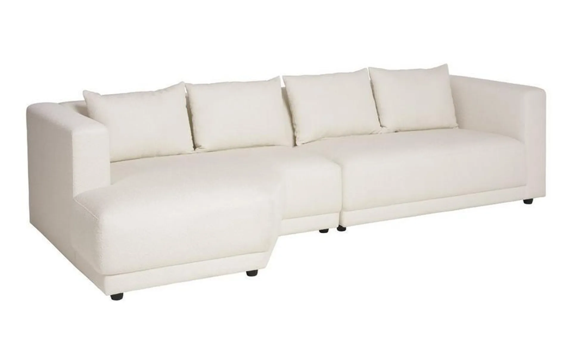 Left Hand Facing 4 Seat Chaise End Sofa